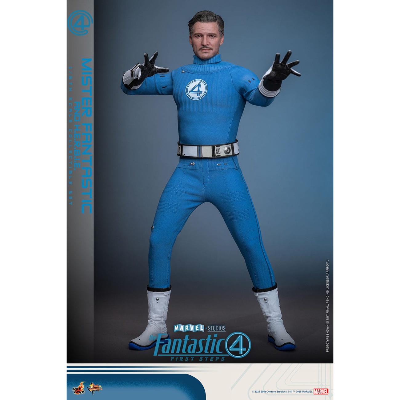Les Quatre Fantastiques - Mister Fantastic & H.E.R.B.I.E. coffret de figurines d’action Masterpiece 1:6