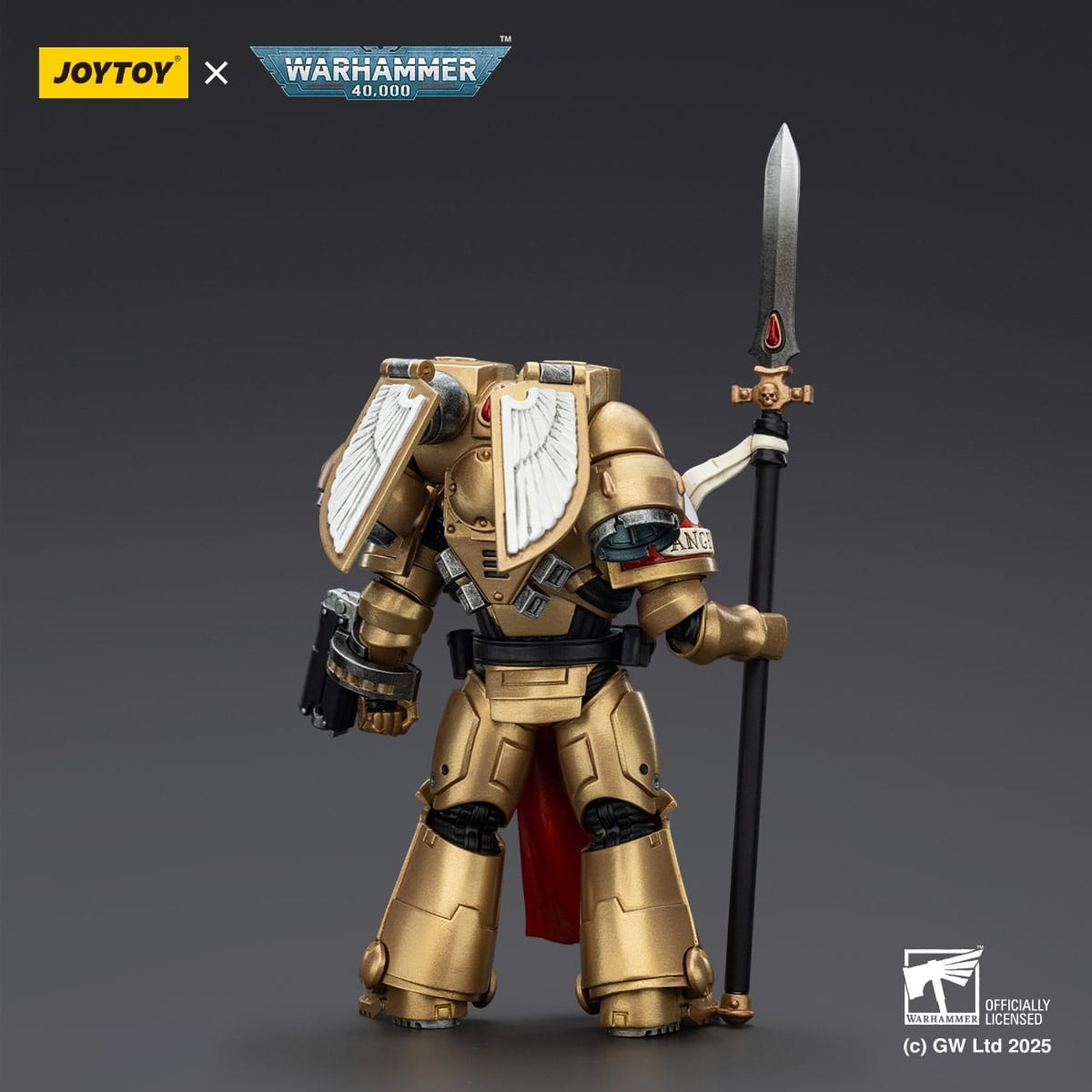 Warhammer 40,000: Combat Patrol Blood Angels Figura de acción Sanguinary Guard 2 con Angelus Boltgun y Encarmine Spear 20 cm