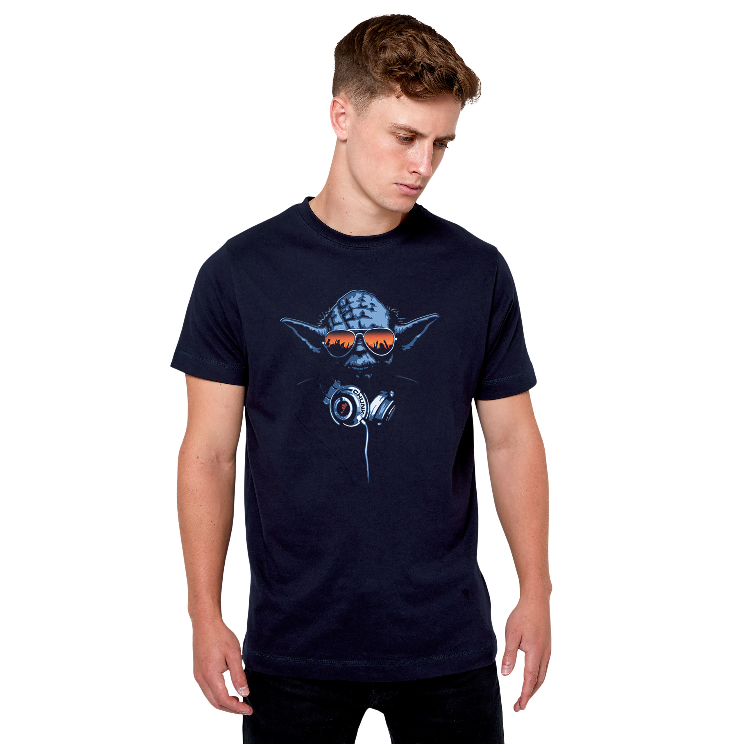 DJ Knight T-Shirt für Star Wars Fans blau