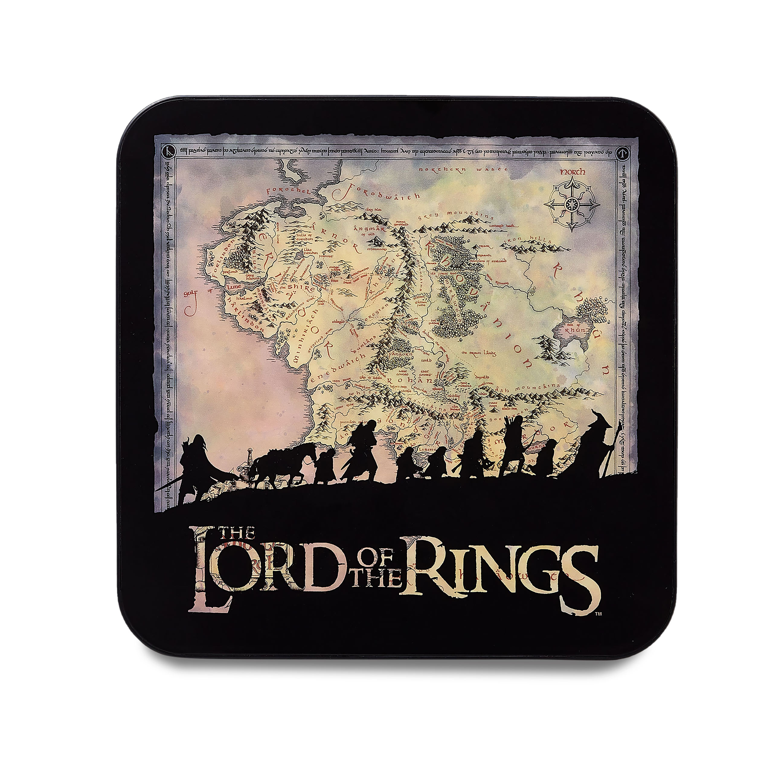 Lord of the Rings - Middle Earth Map Lamp