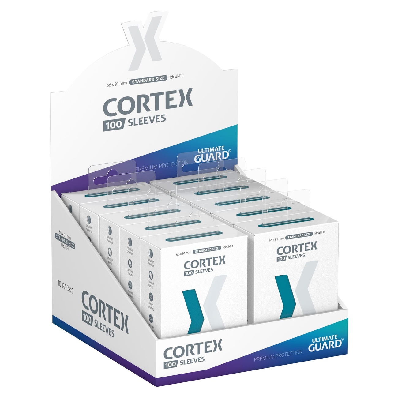 Fundas Ultimate Guard Cortex Tamaño Estándar (100) - Petróleo