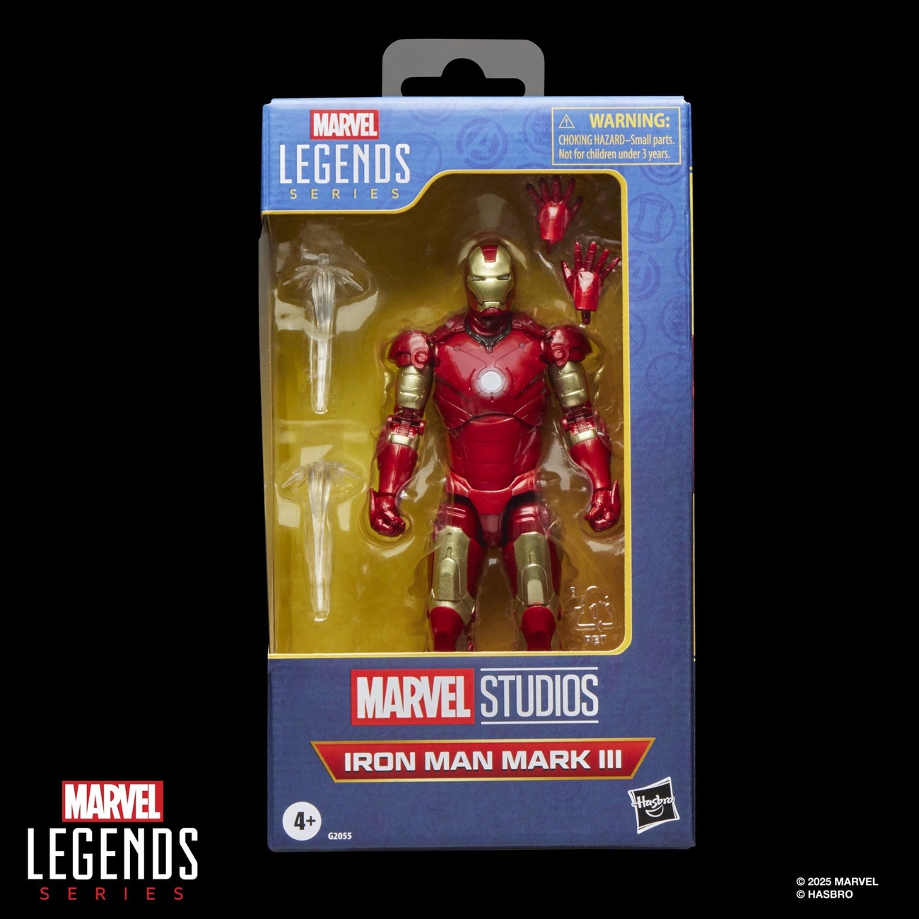 Iron Man Marvel Legends Series figura de acción Iron Man Mark III 15 cm