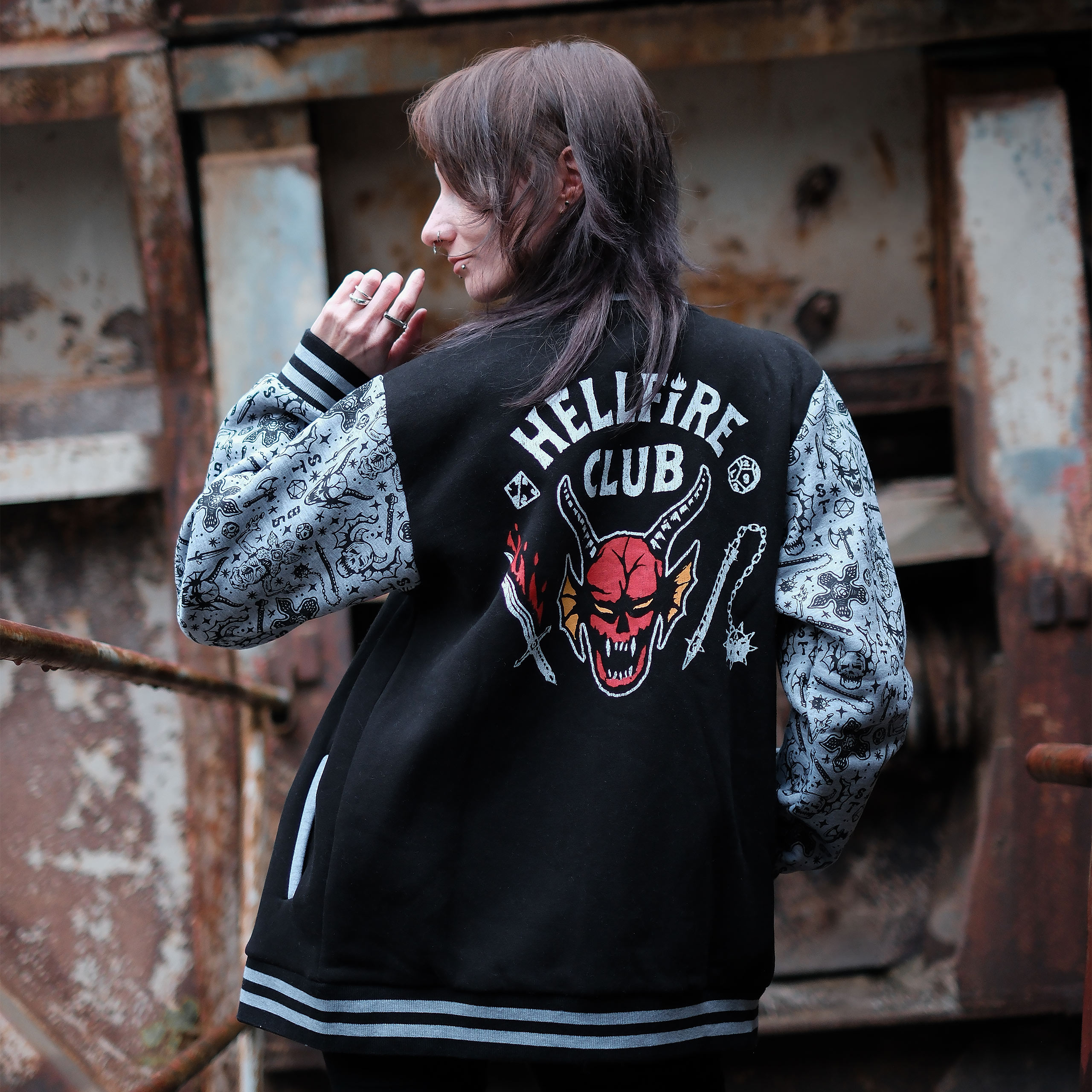 Stranger Things - Hellfire Club Varsity Jacket