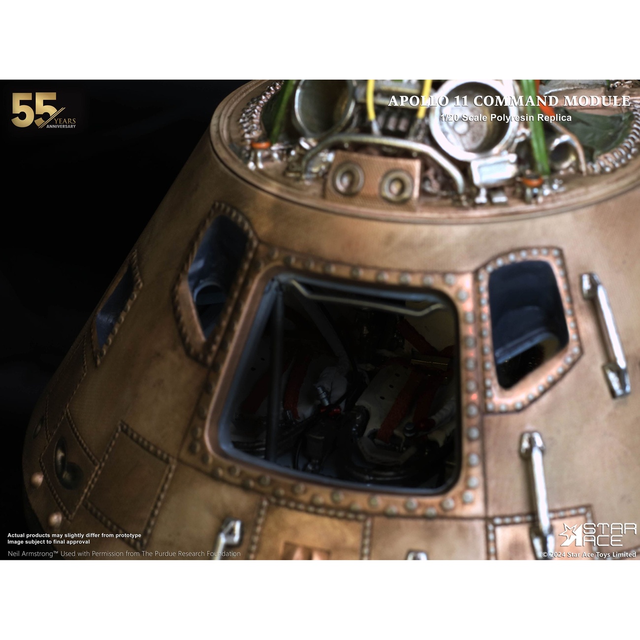 Apollo 11 Replik 1/20 Command Module (DX) 20 cm