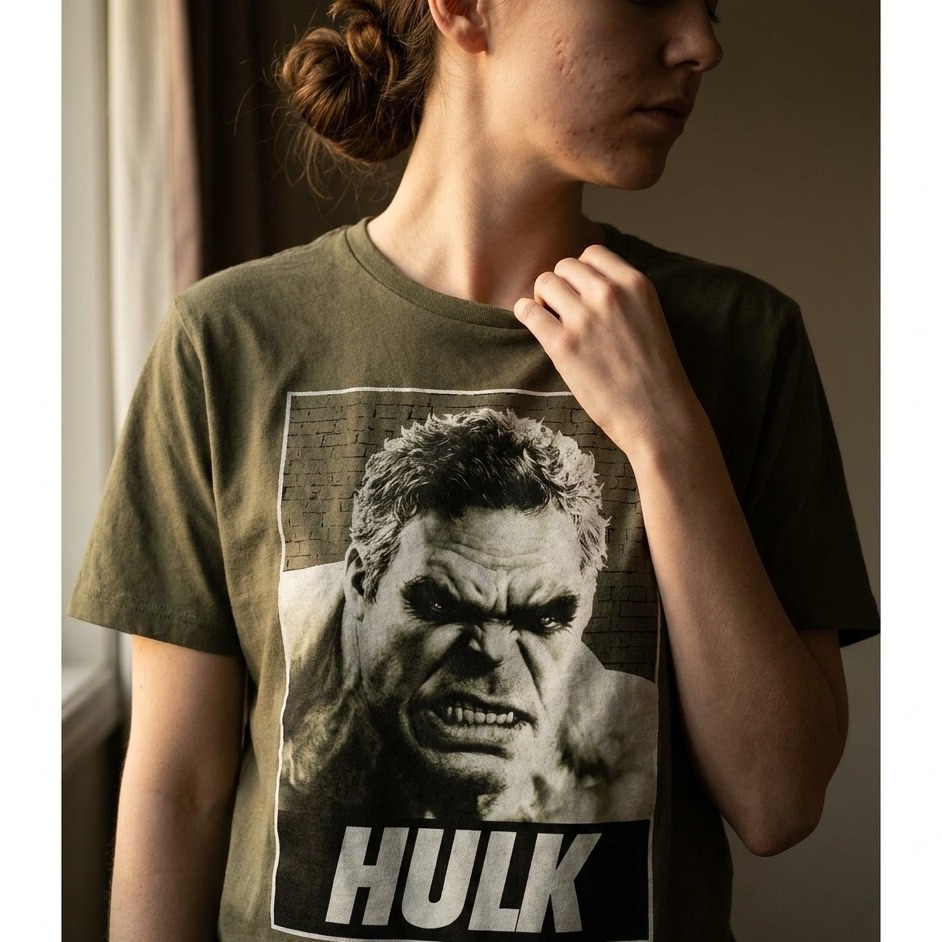 Hulk - Incredible Camiseta verde
