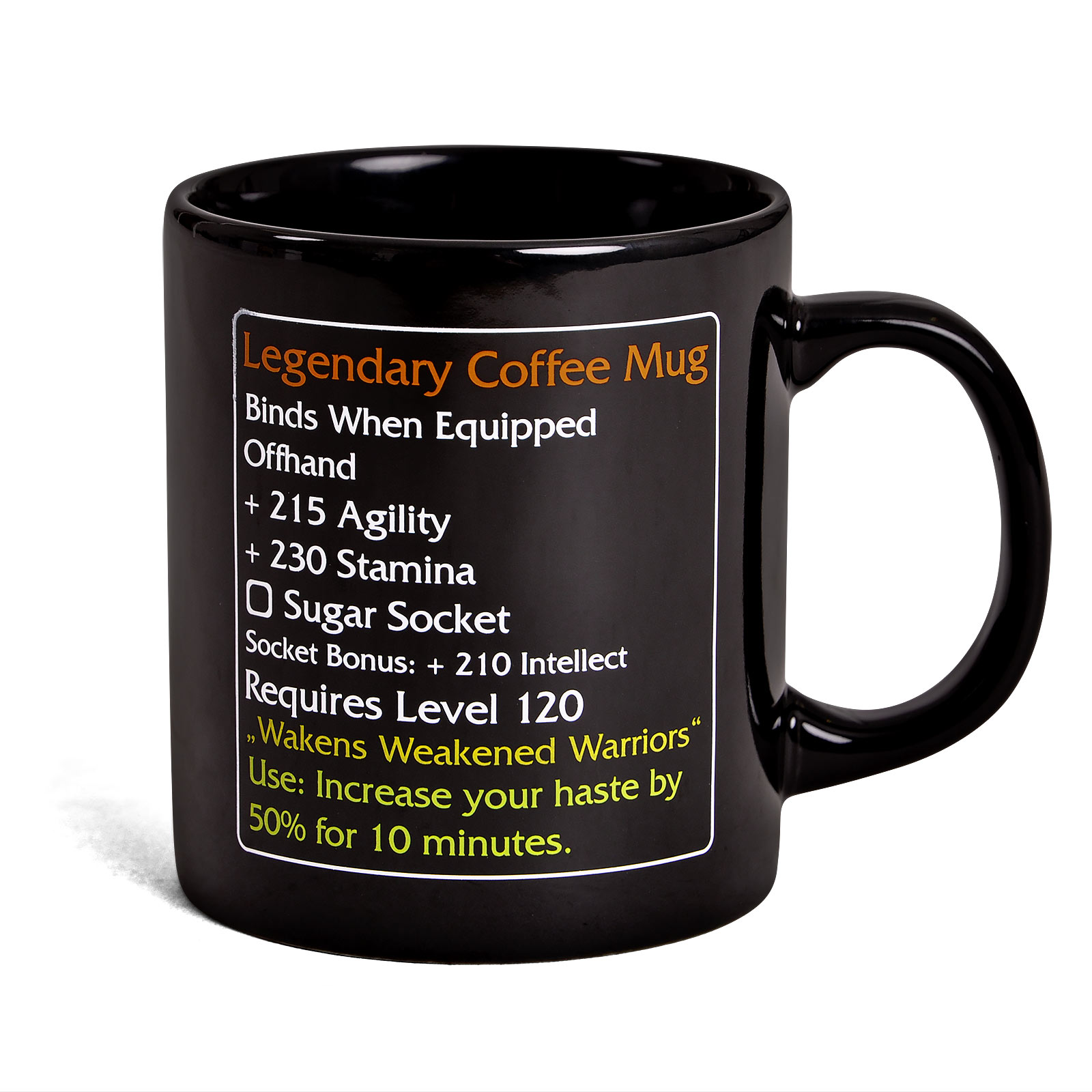 Legendary Coffee Mug - MMO Item Fan Tasse Level 120