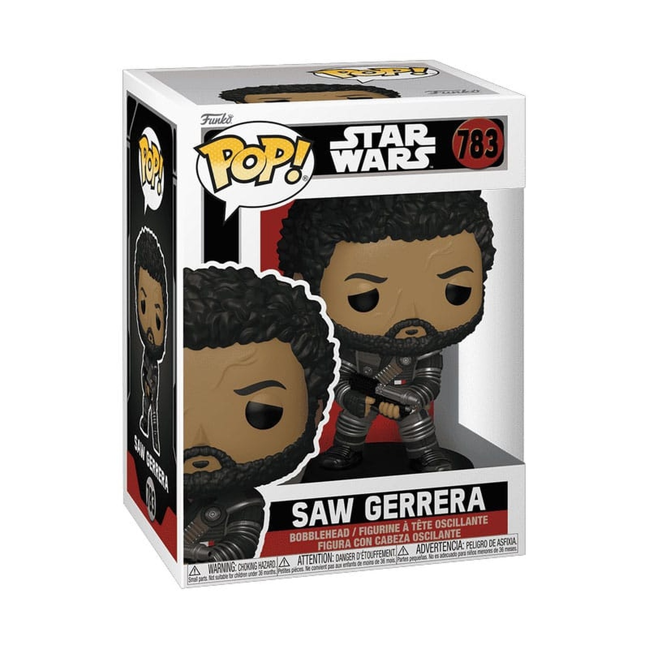 Star Wars: Andor POP! TV Figure in vinile Saw Gerrera 9 cm
