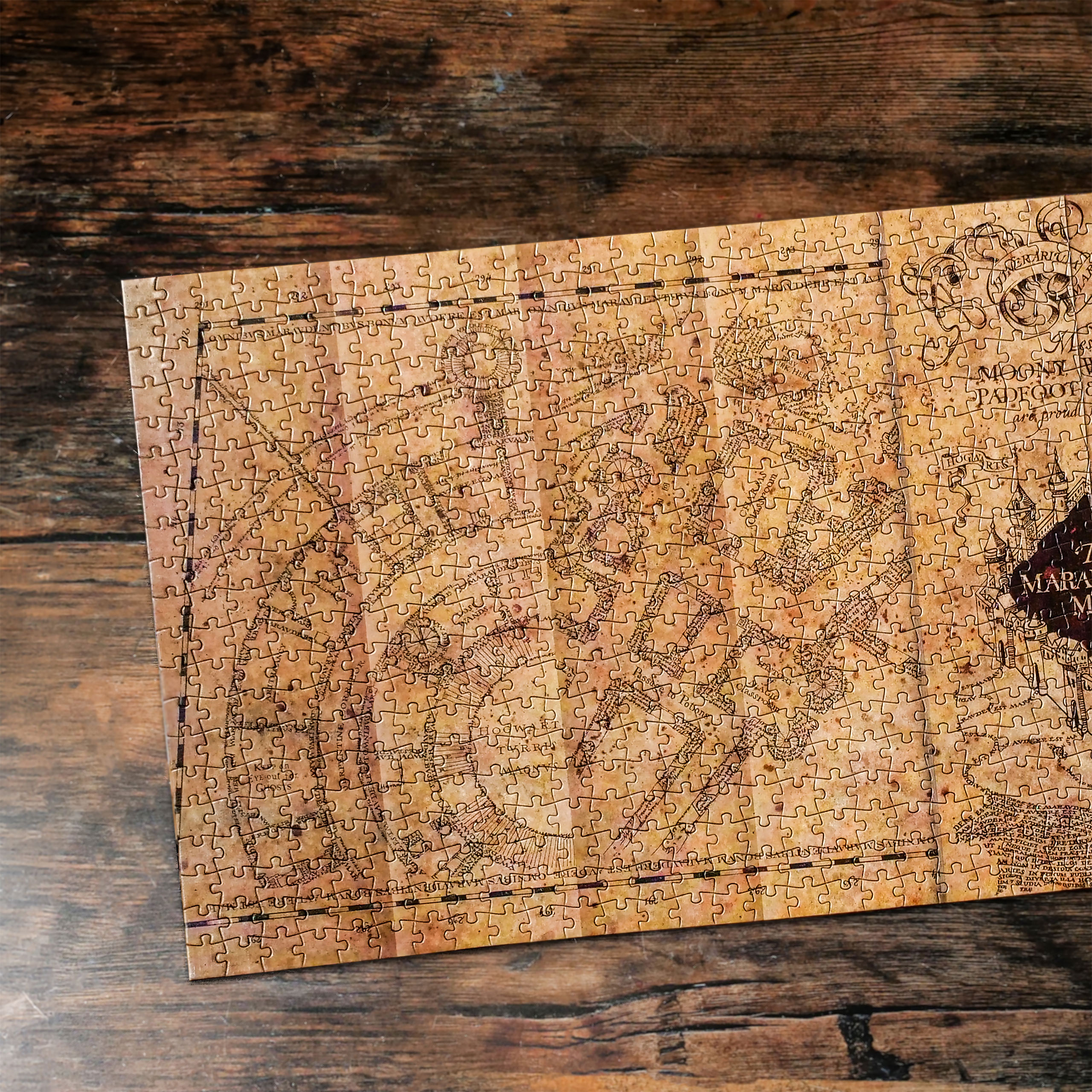 Harry Potter - Karte des Rumtreibers Premium Puzzle
