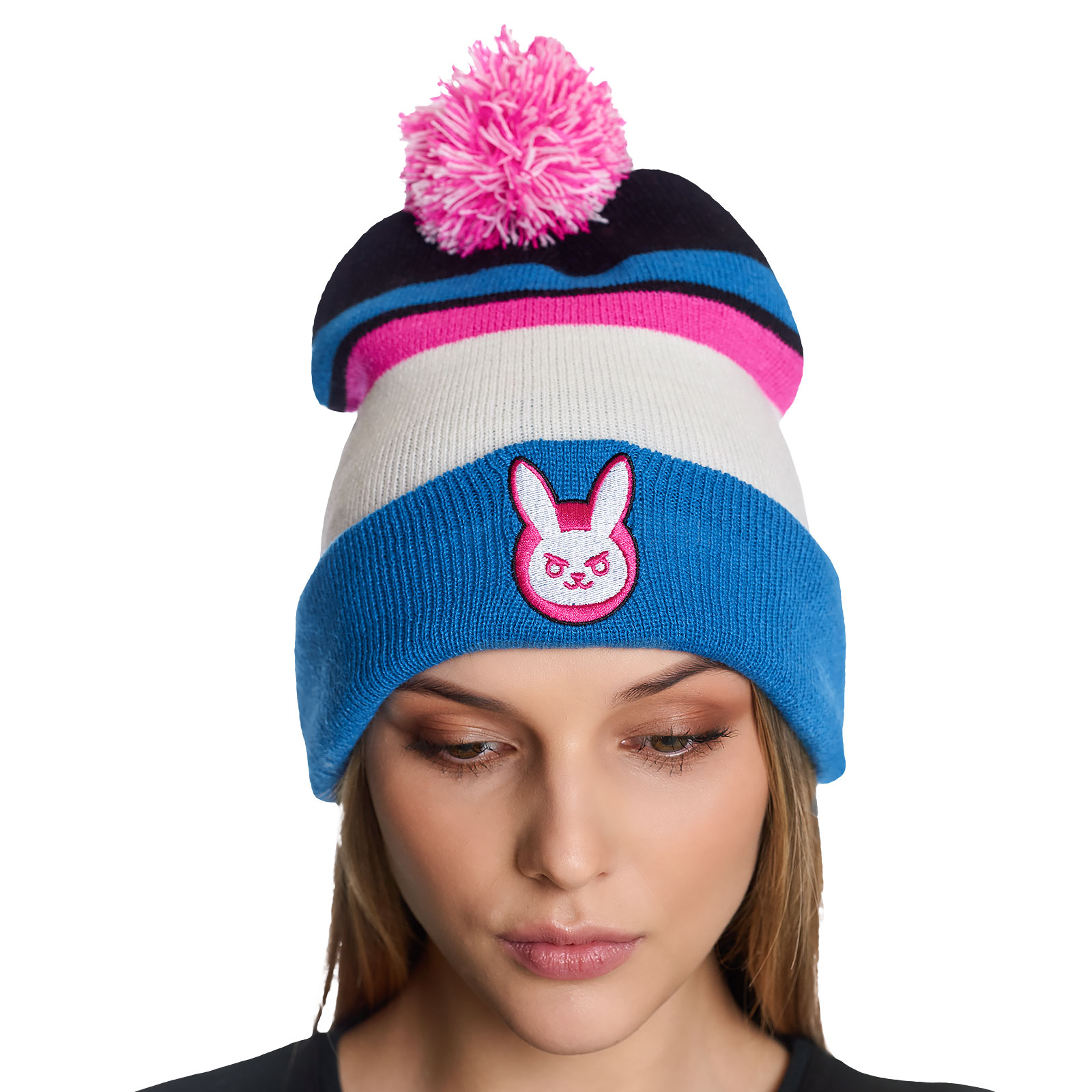 Overwatch - D.VA Bunny Hat with Pompom