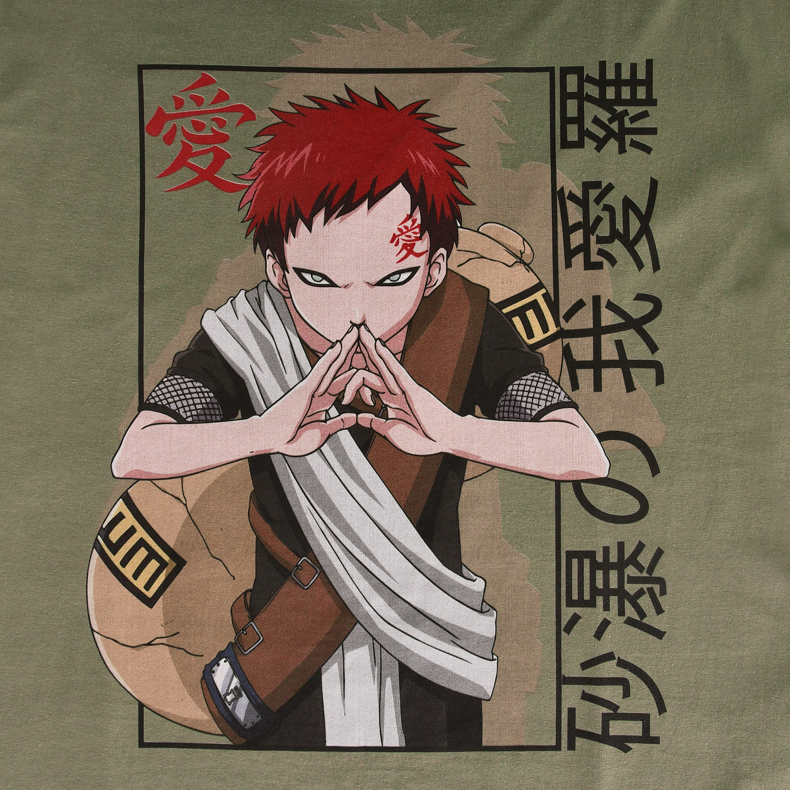 Naruto - Gaara T-Shirt grün