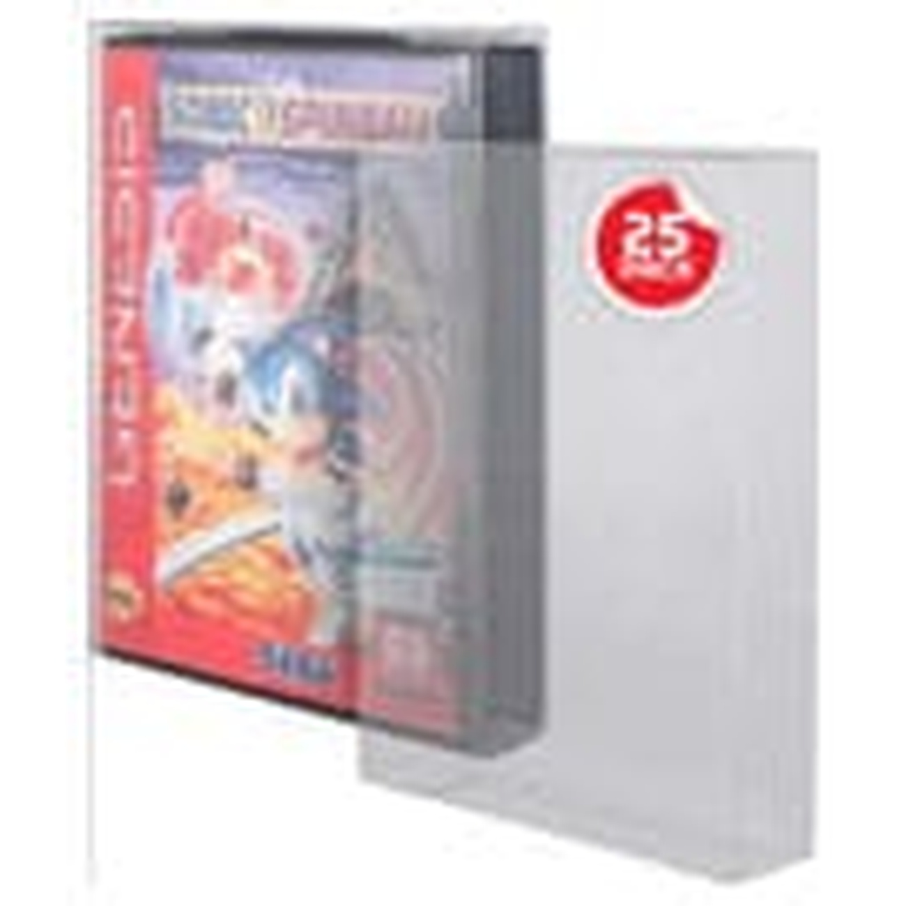 Fundas PET pack de 25 para juegos de Sega Genesis