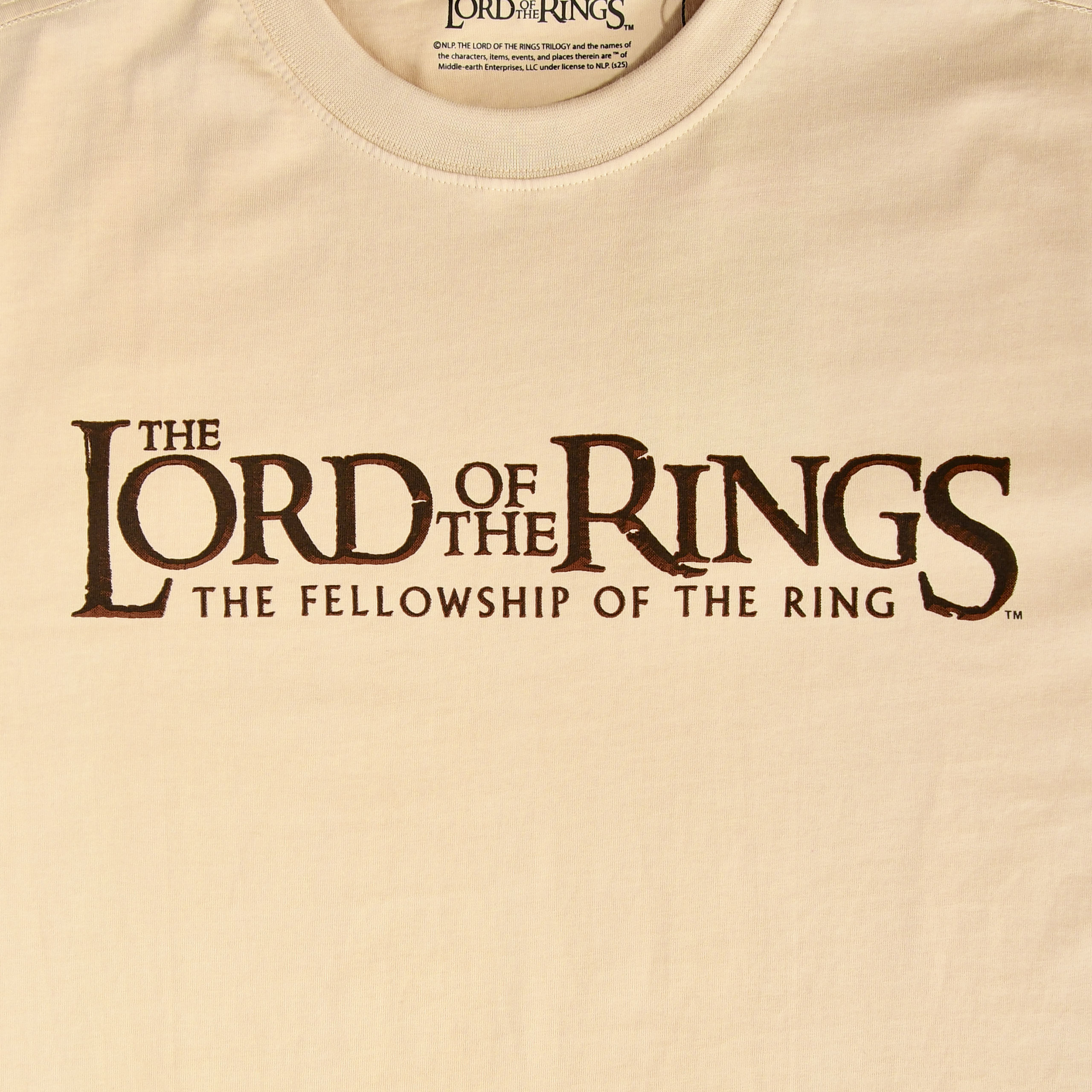 In de Ban van de Ring - Fellowship Rohan en Gondor Oversized T-Shirt beige