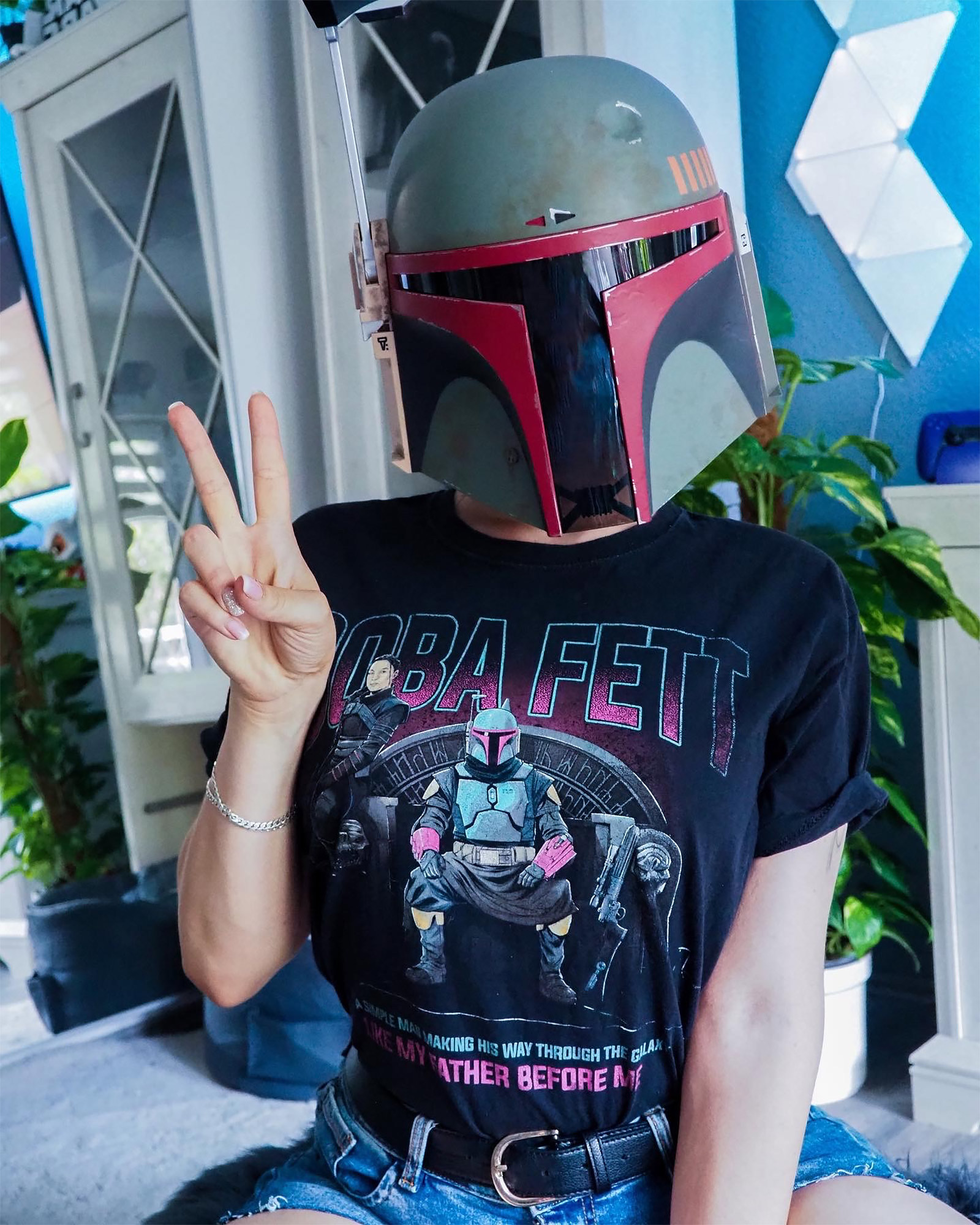 Boba Fett Throne T-Shirt schwarz - Star Wars Mandalorian