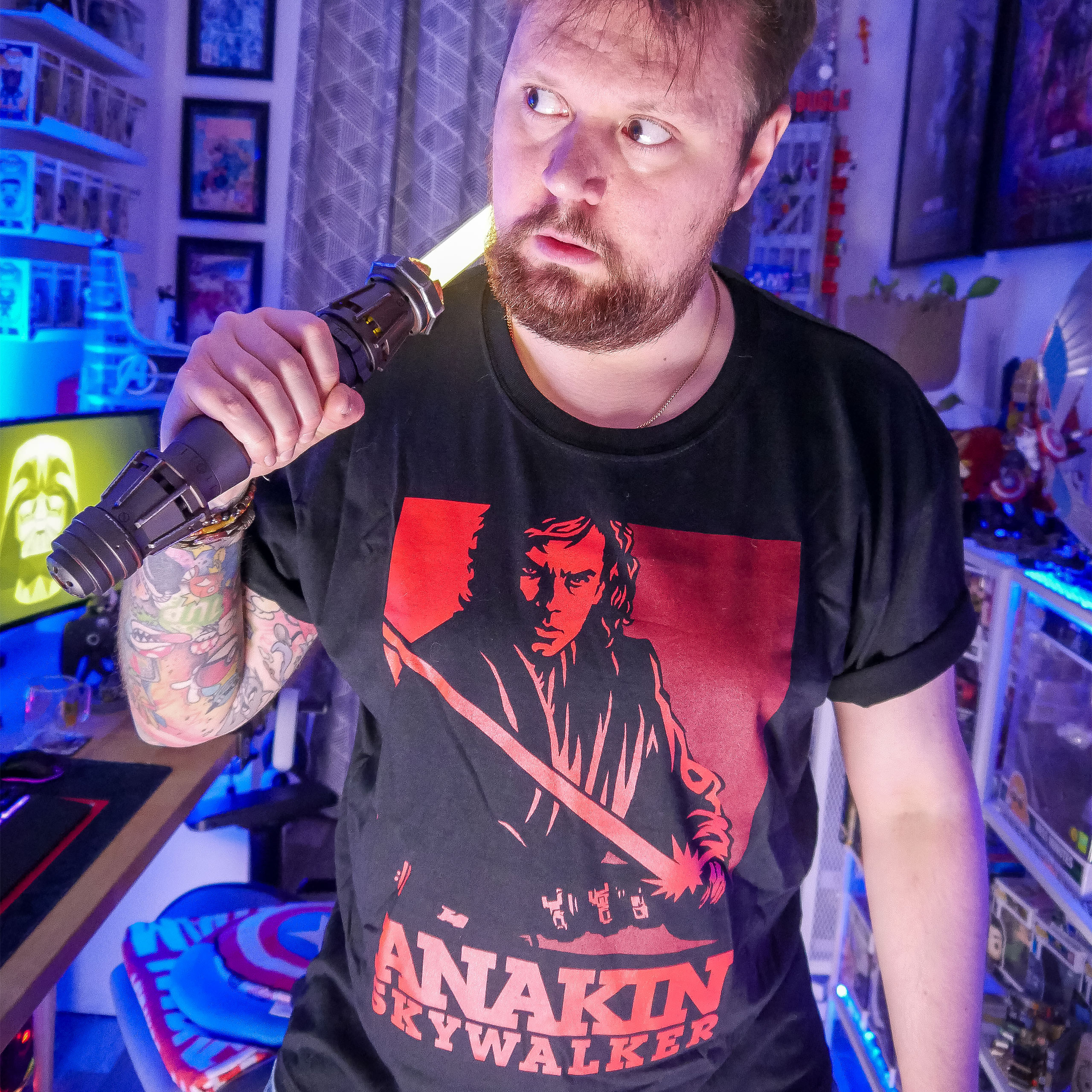 Star Wars - Anakin Legends T-shirt zwart