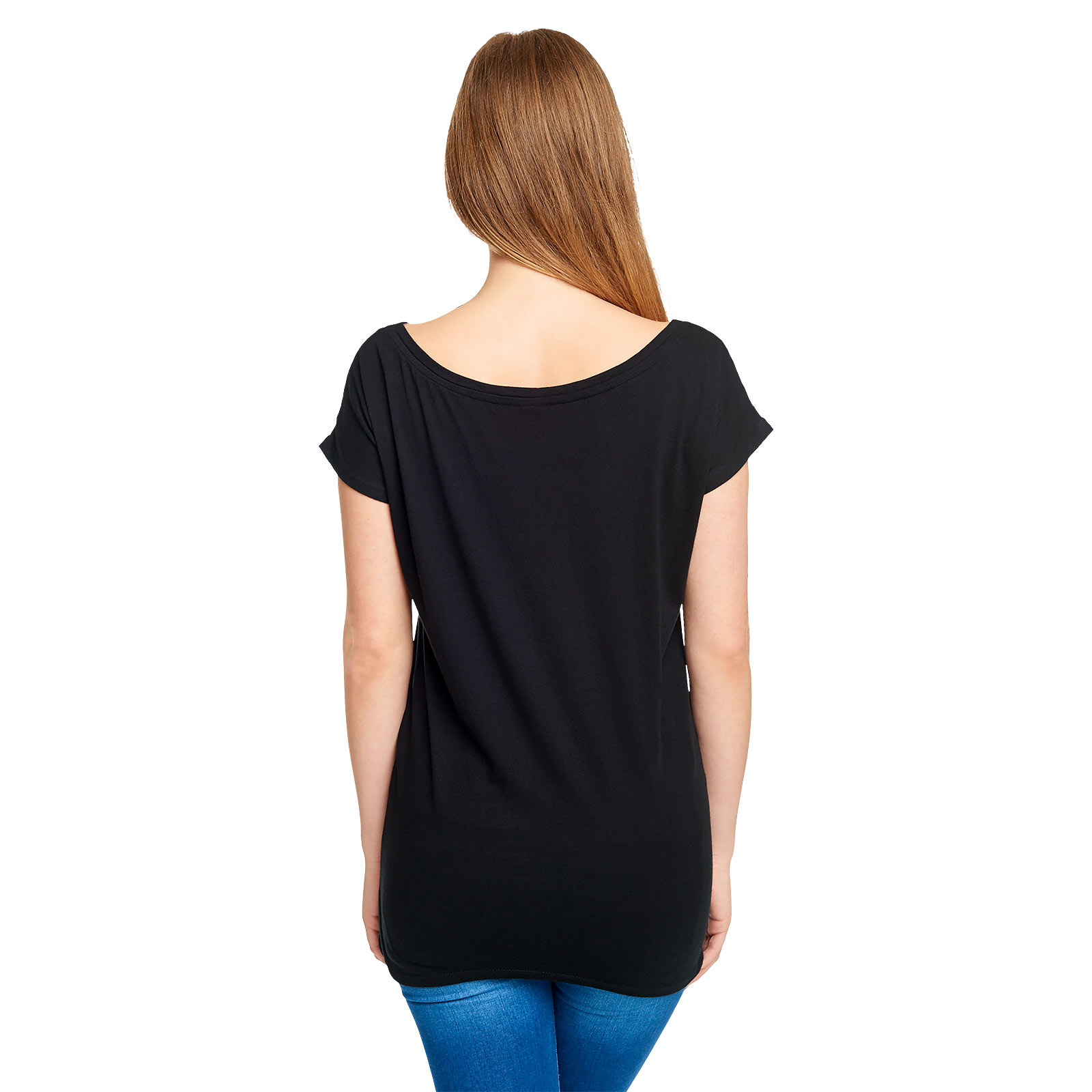 Alice au Pays des Merveilles - T-shirt en retard pour femmes coupe ample noir