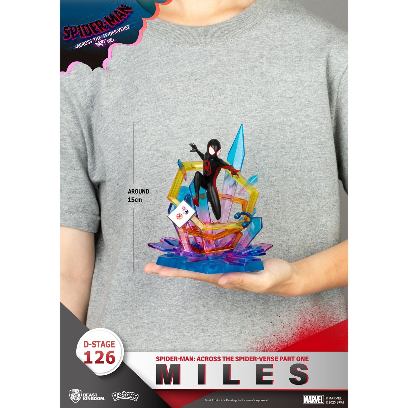 Marvel D-Stage Diorama de PVC Spider-Man: Across the Spider-Verse Parte Uno – Miles 15 cm