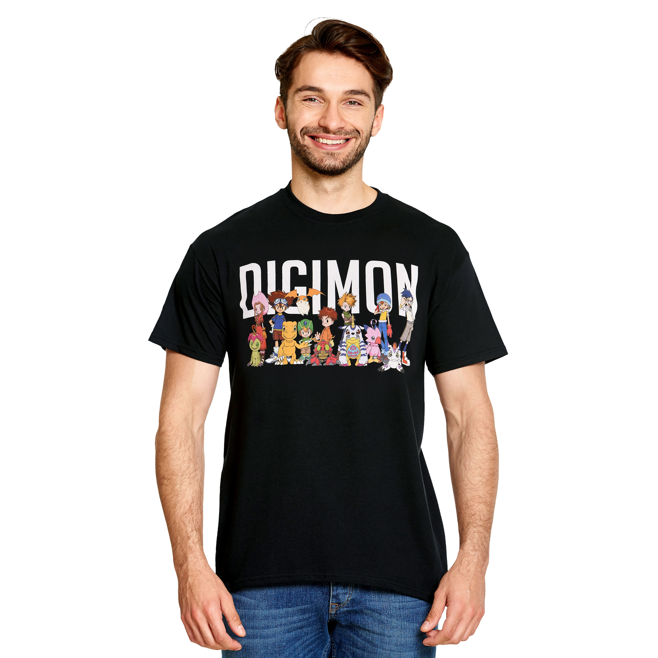 Digimon - Characters T-Shirt Black