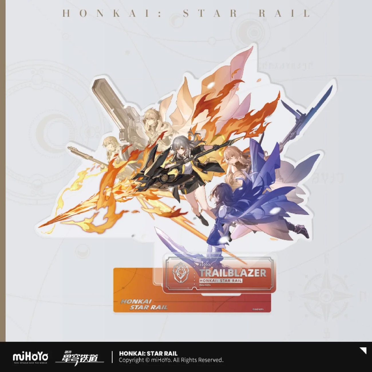 Honkai: Star Rail Preservation of Path Series Akrylfigur Trailblazer (kvinnlig) 23 cm