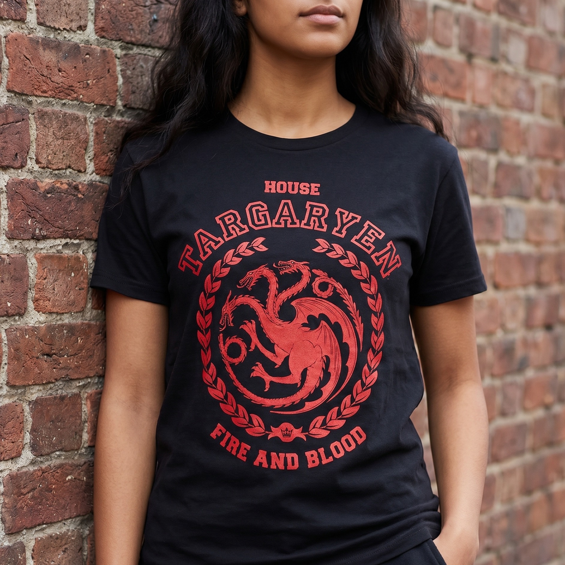 Game of Thrones - Targaryen stemma T-shirt nera