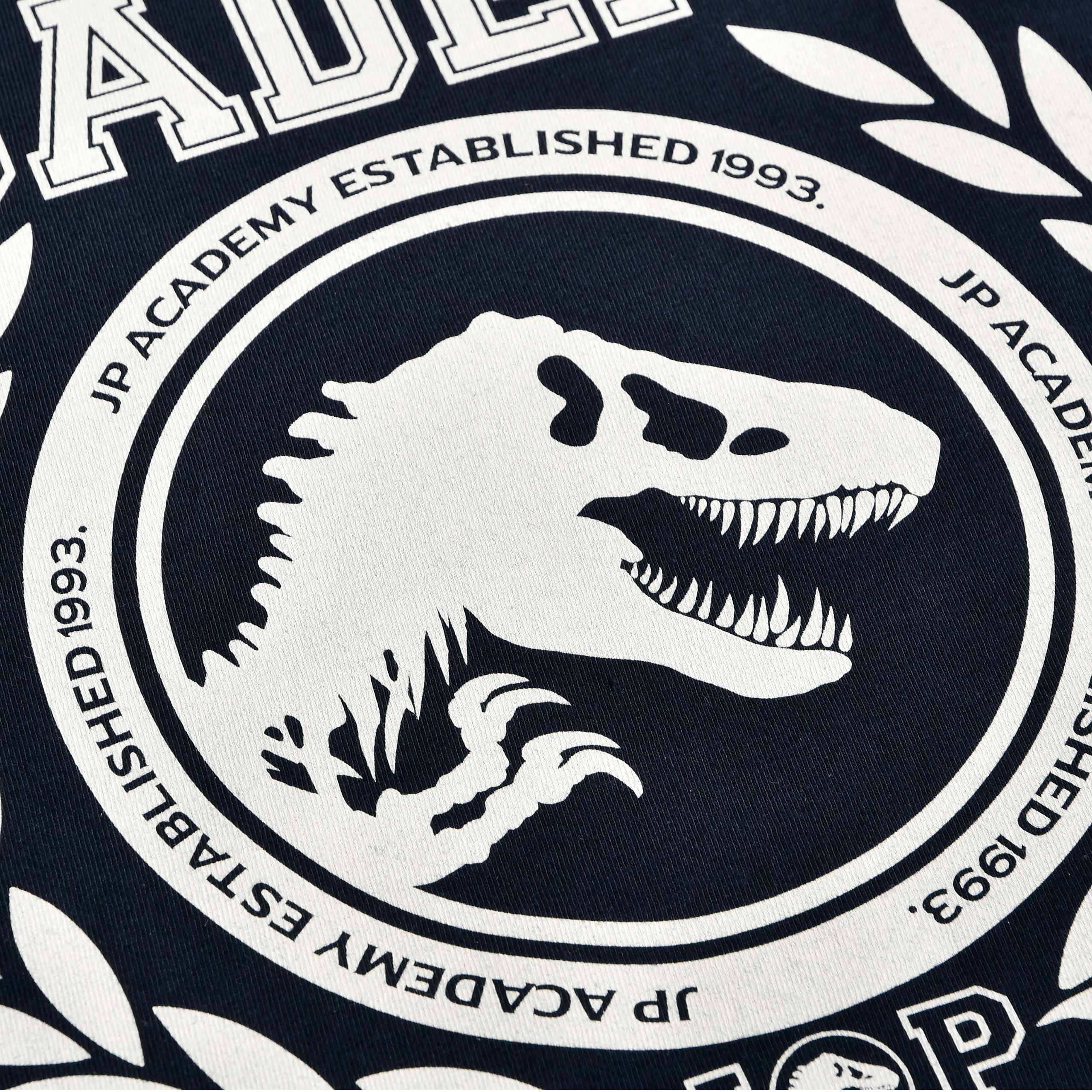T-shirt bleu Jurassic Park Academy