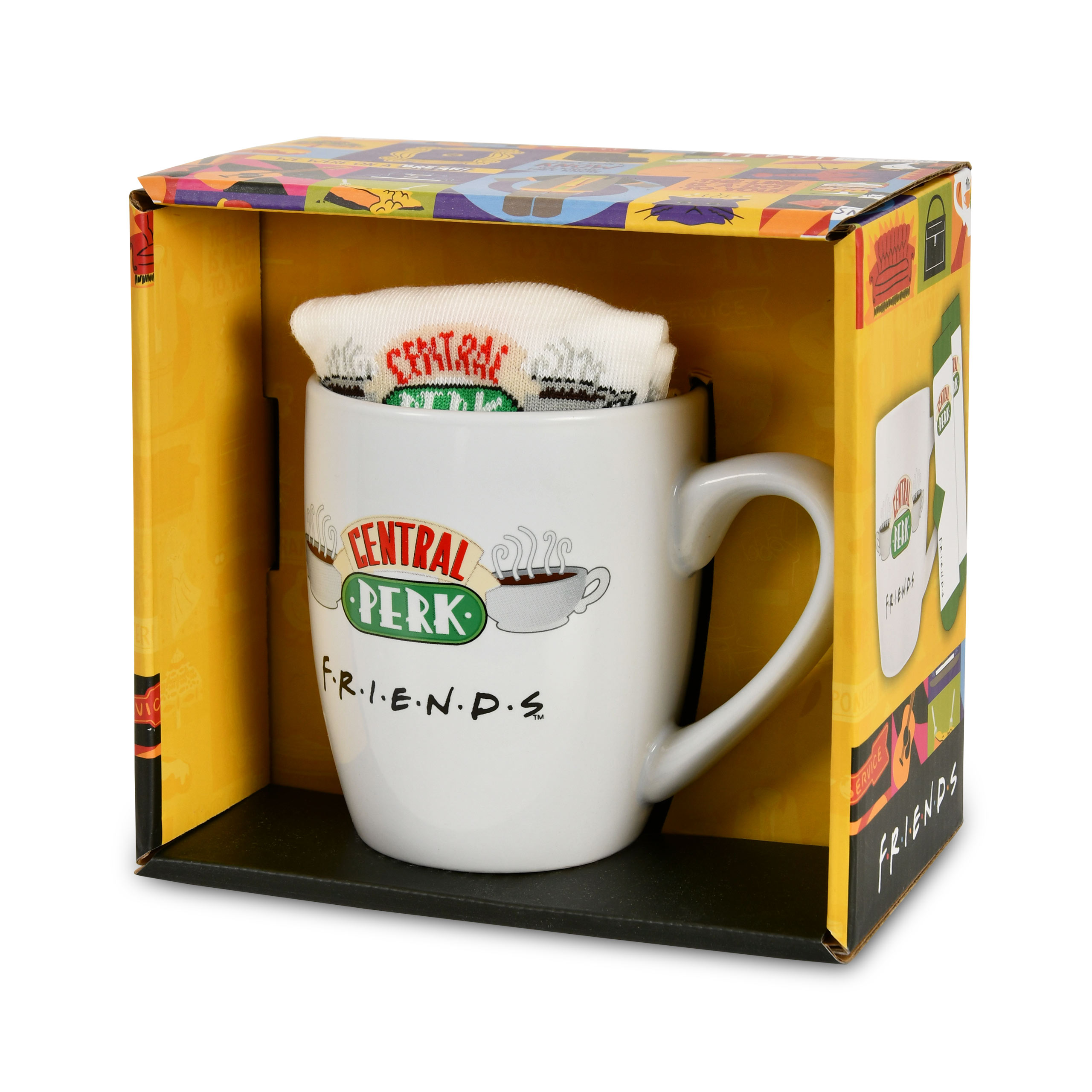 Friends - Chaussettes et Tasse Central Perk