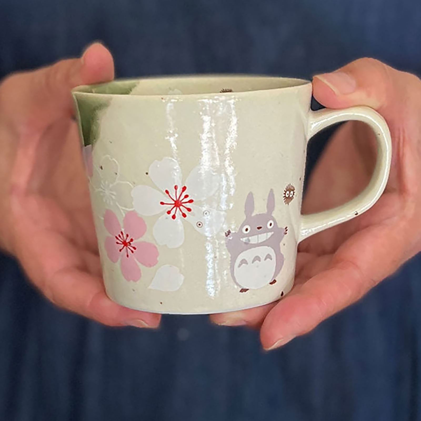 Mi vecino Totoro - Taza Mino de flores de cerezo