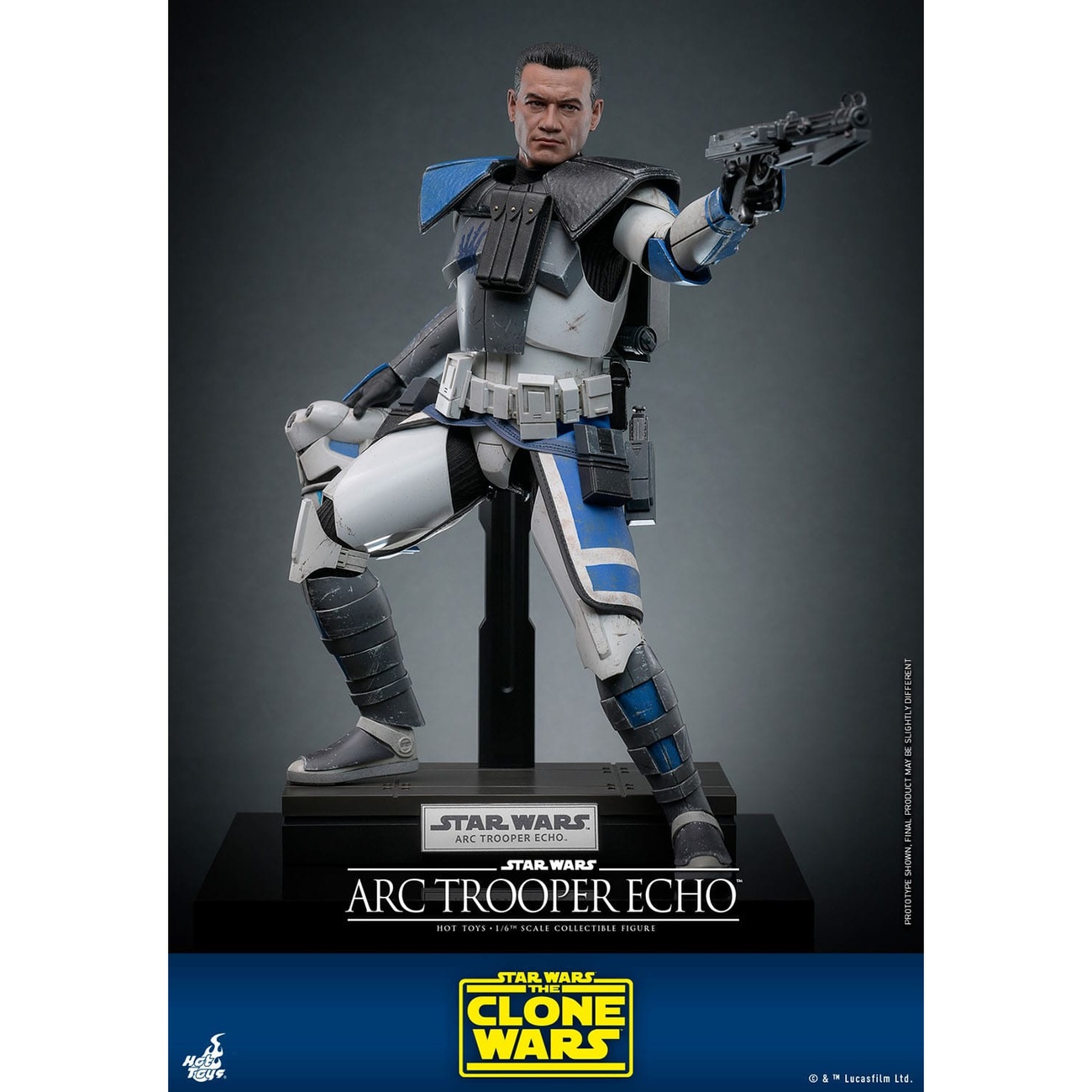 Star Wars: The Clone Wars Action figure 1/6 ARC Trooper Echo 30 cm