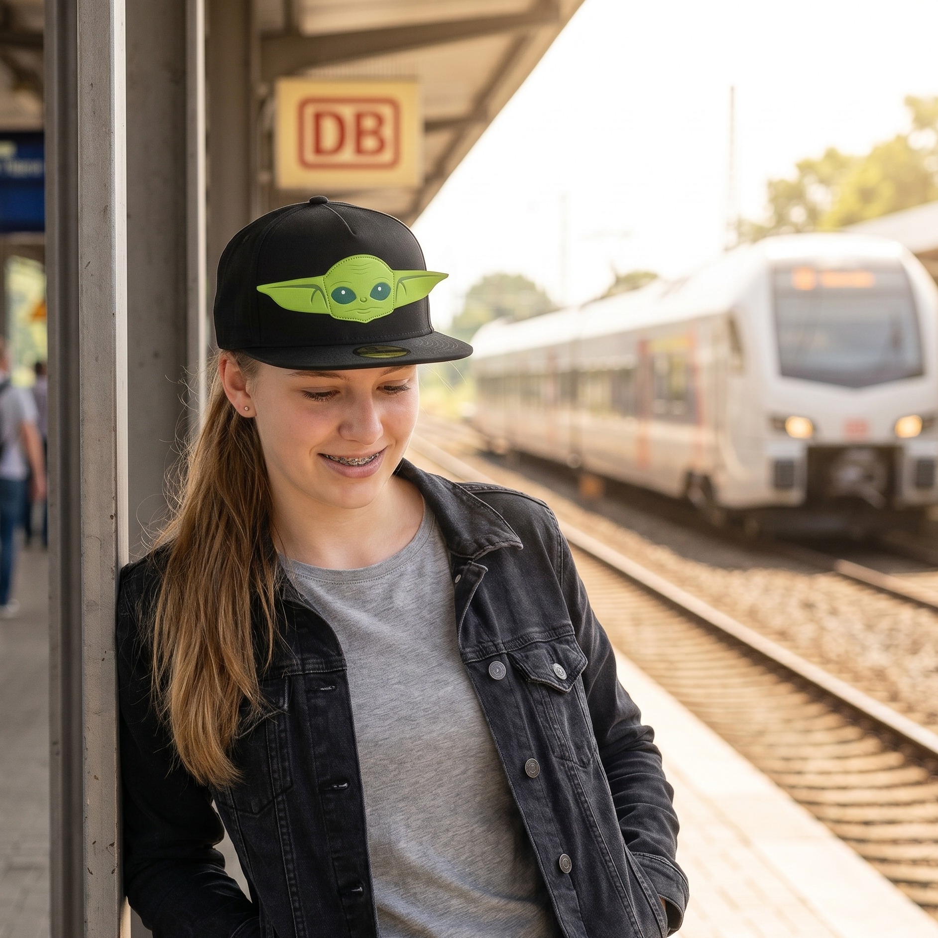 Grogu Snapback Cap zwart - Star Wars The Mandalorian