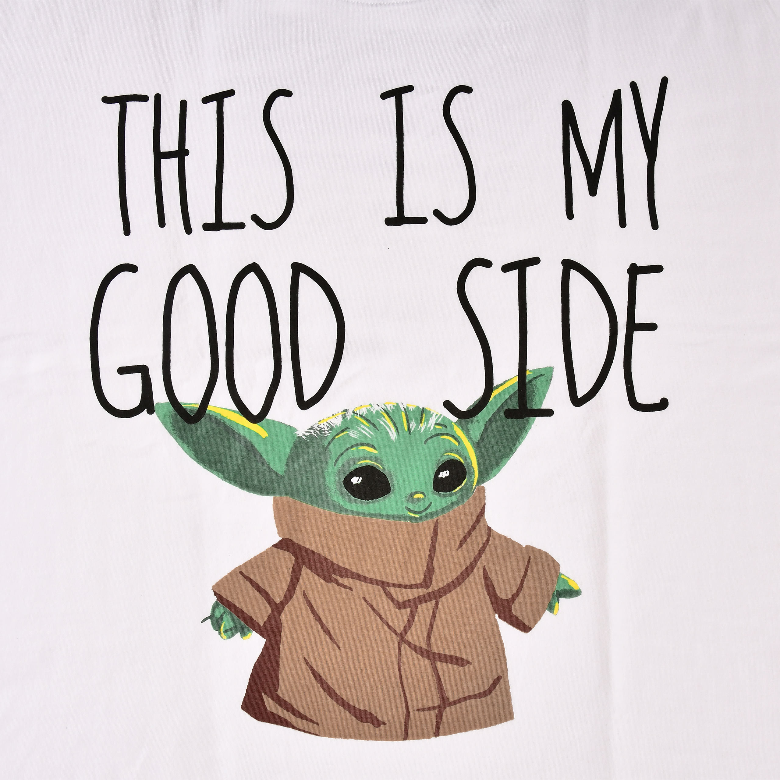 Grogu Good Side Oversize T-shirt Wit - Star Wars The Mandalorian