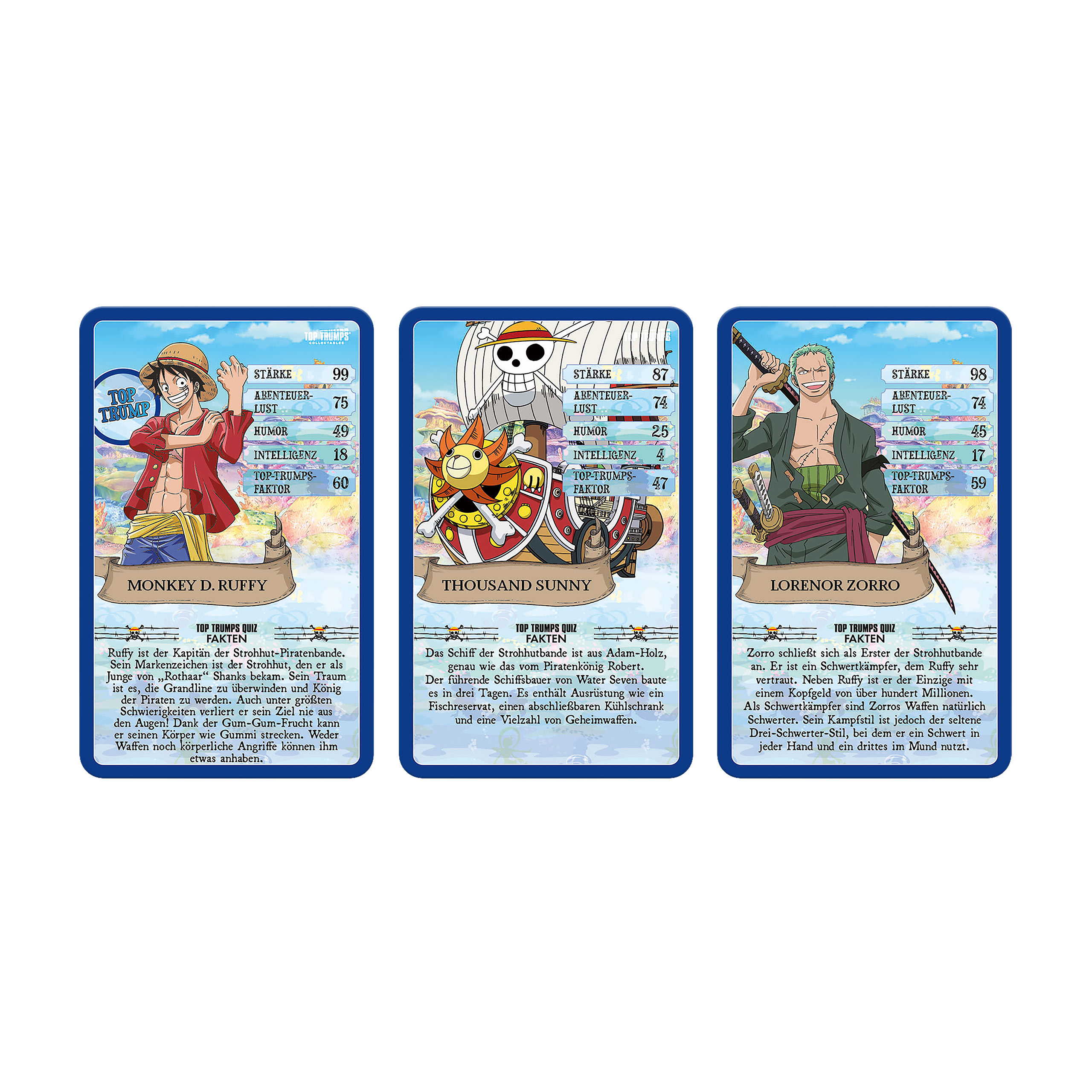 One Piece - Top Trumps Playing Cards