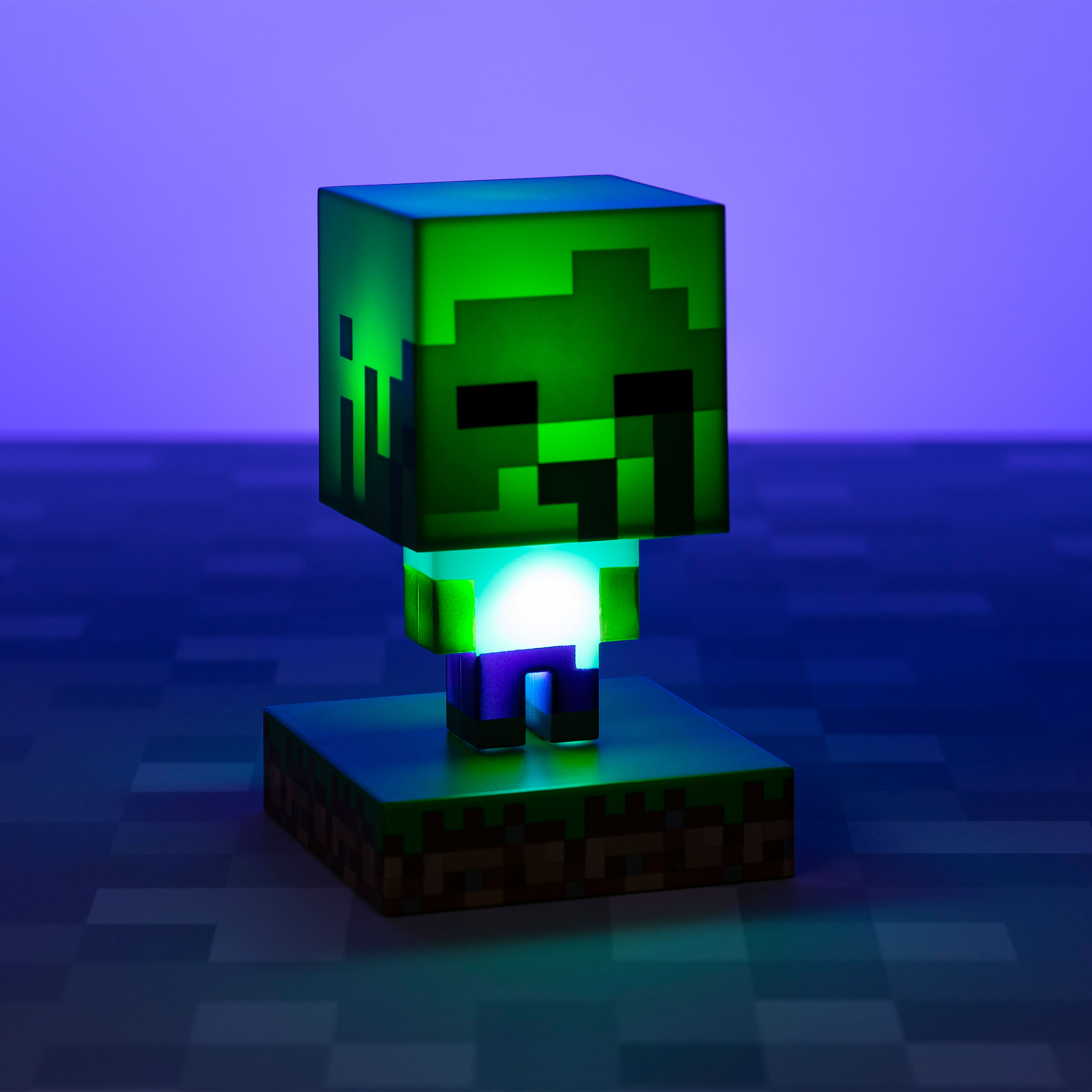 Minecraft - Lampada da Tavolo 3D Zombie Icons