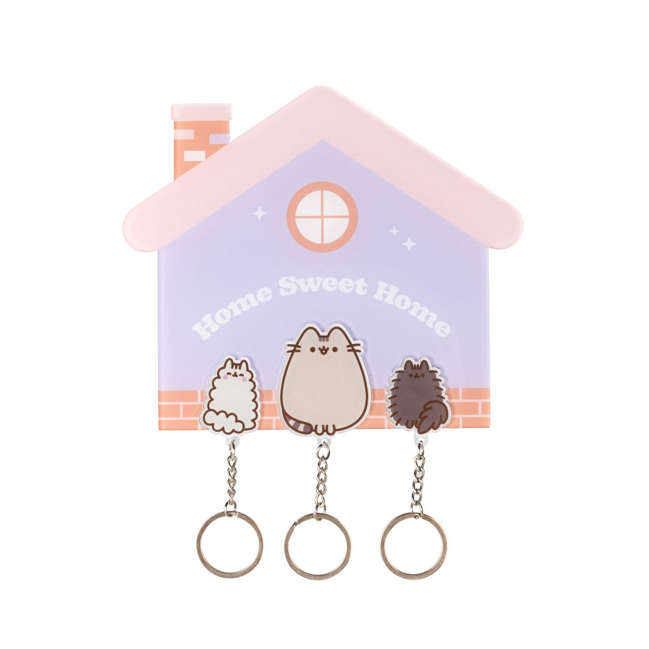 Portachiavi da parete Pusheen incl. 3 portachiavi