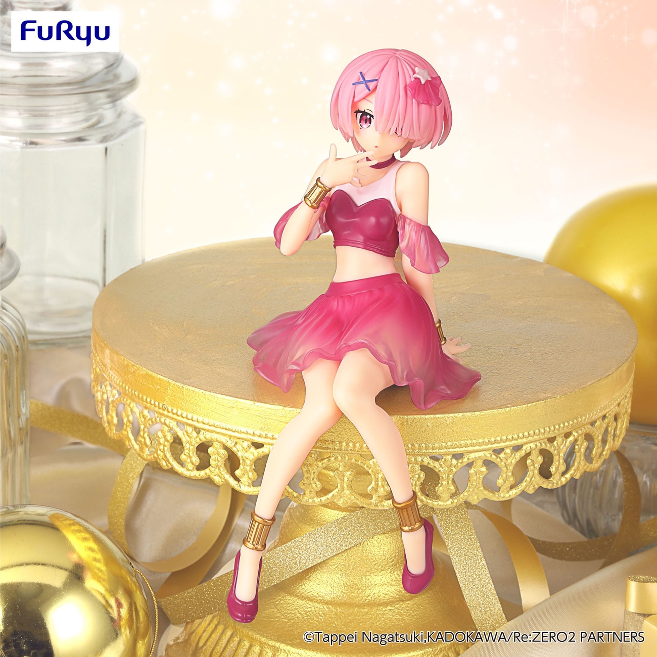 Re:Zero Starting Life in Another World Statua PVC Noodle Stopper Ram Twinkle Party Another Color Ver. 14 cm