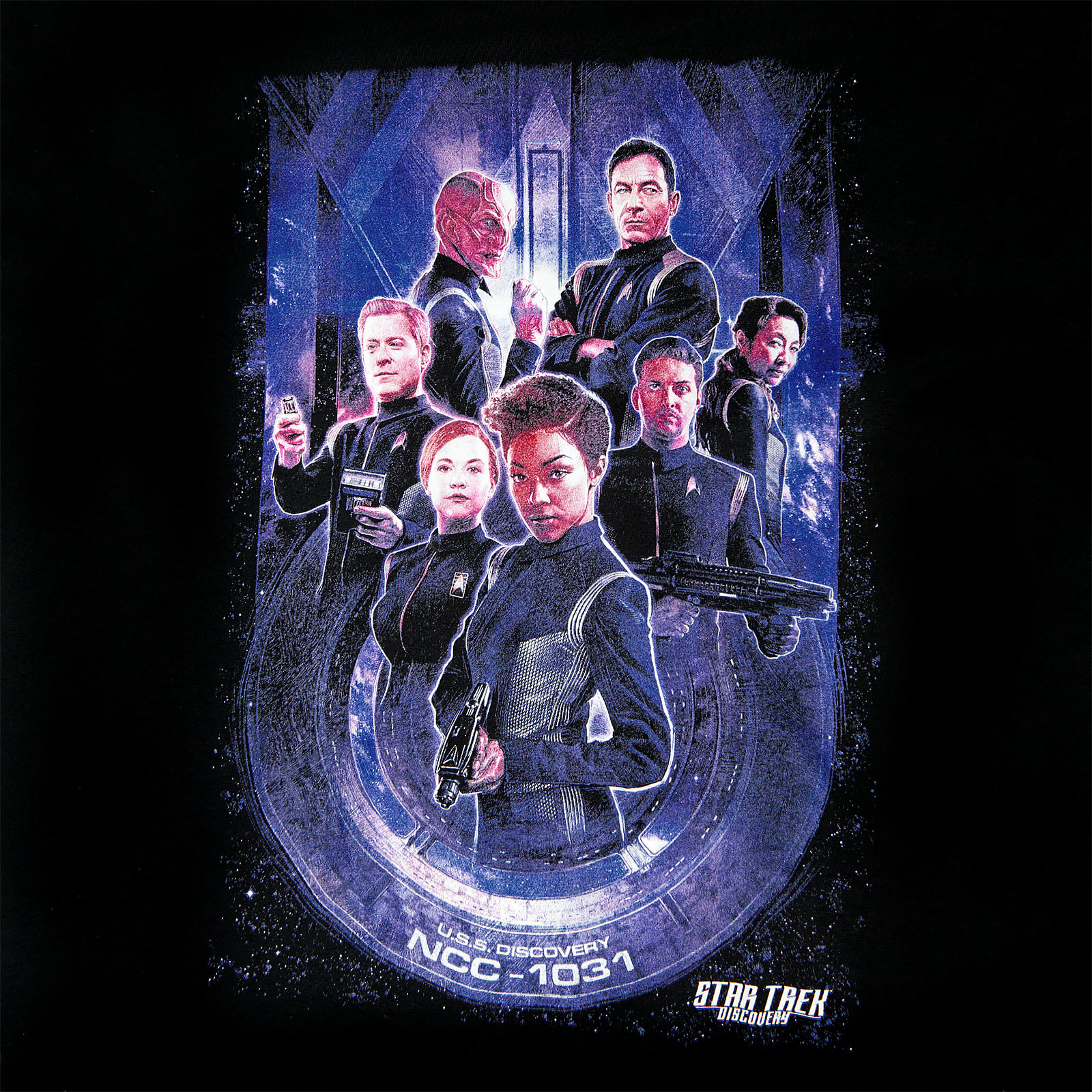 Star Trek - Discovery Crew T-shirt zwart