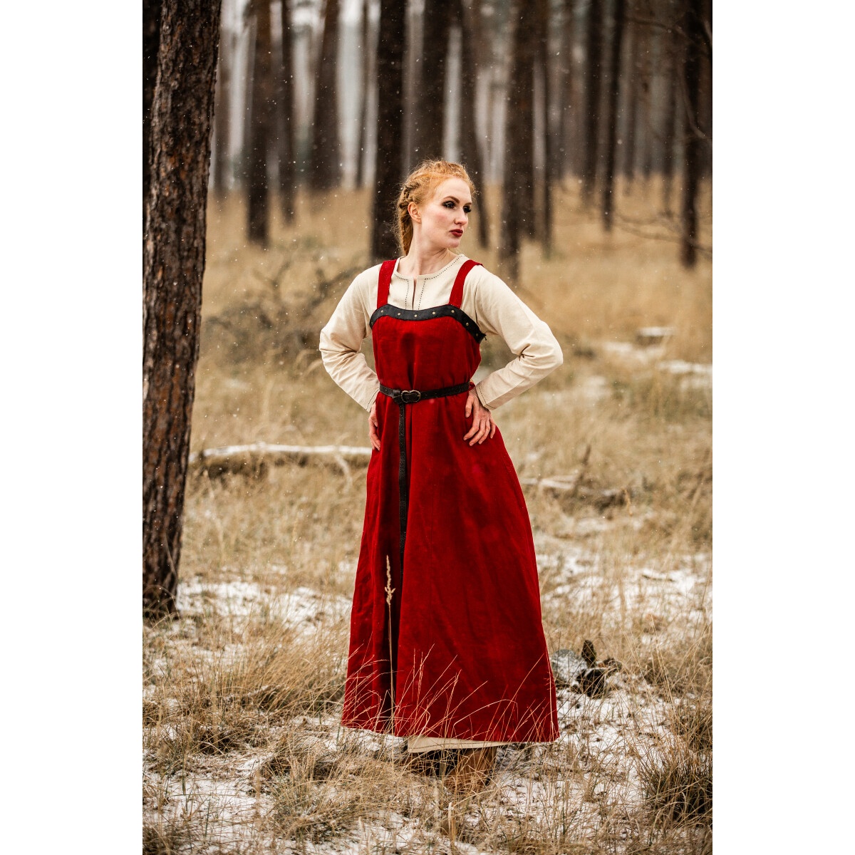 Medieval Viking Overdress Alena red