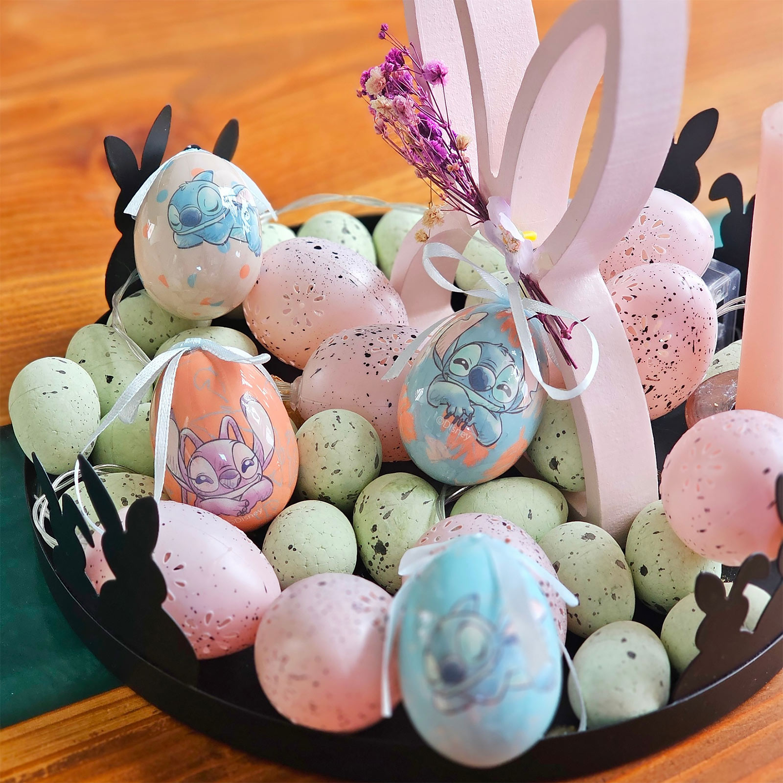 Colgantes de huevos de Pascua de Stitch 9 uds - Lilo & Stitch