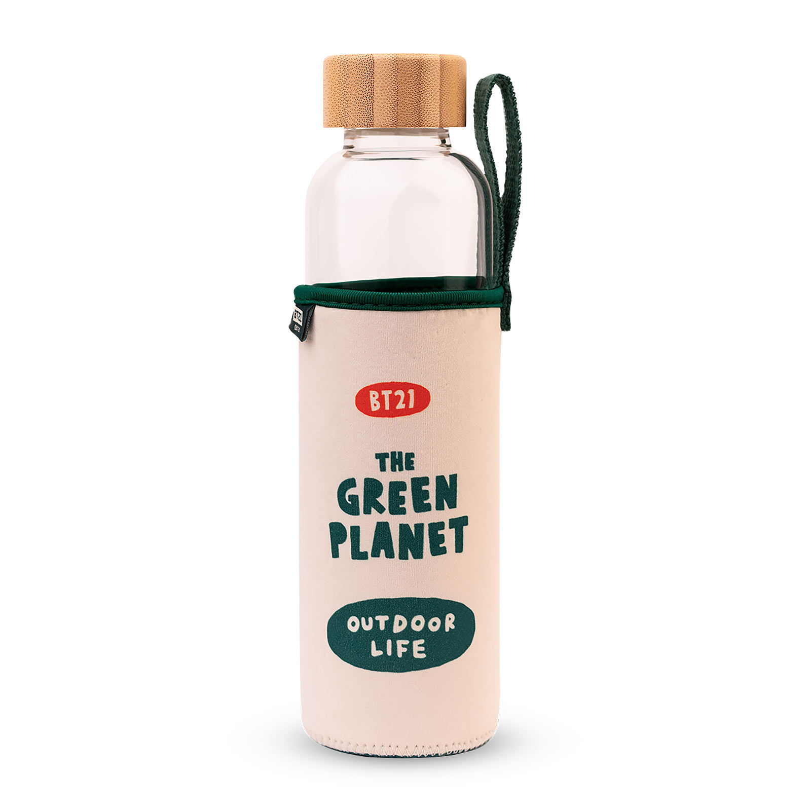 Line Friends - BT21 Green Planet Trinkflasche