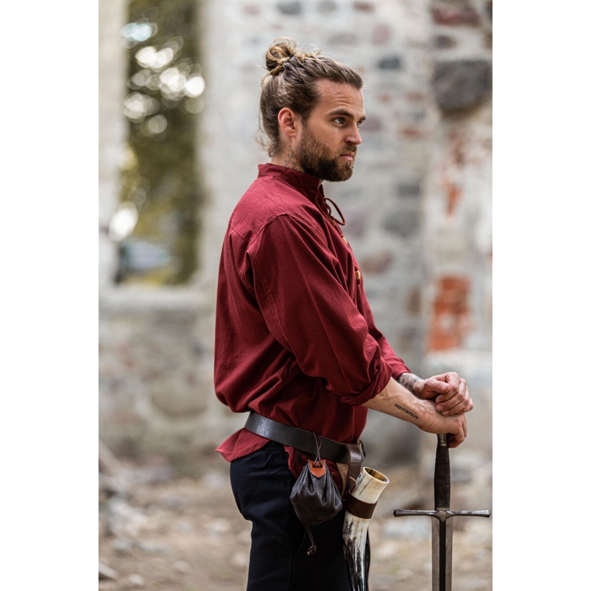 Medieval Shirt Ansbert red