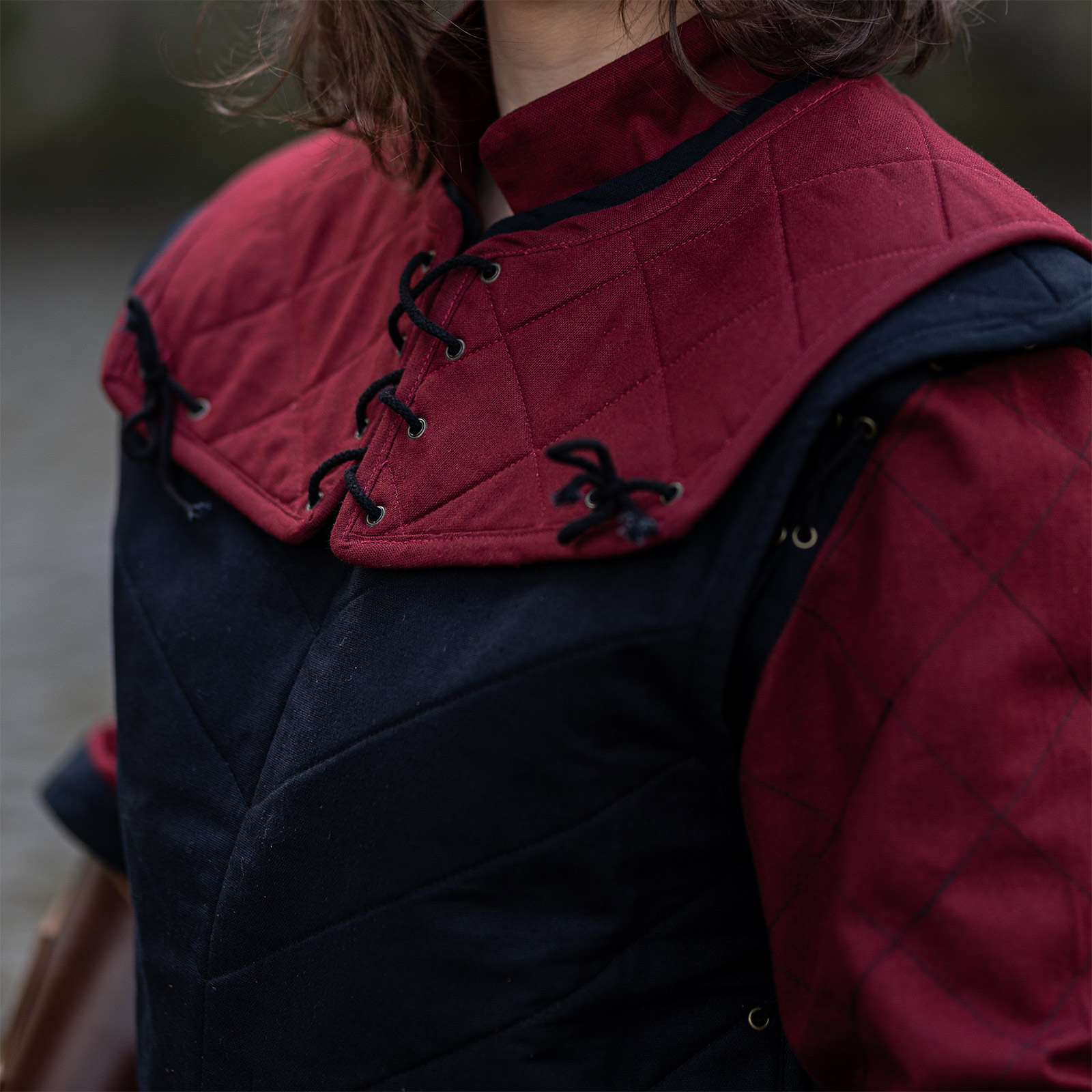 Dungeons & Dragons - Fighter collar bordeaux