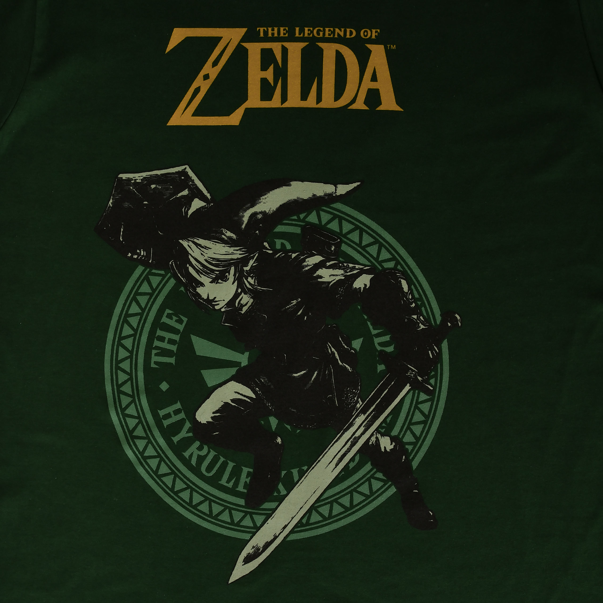Zelda - Link Pose T-Shirt grün