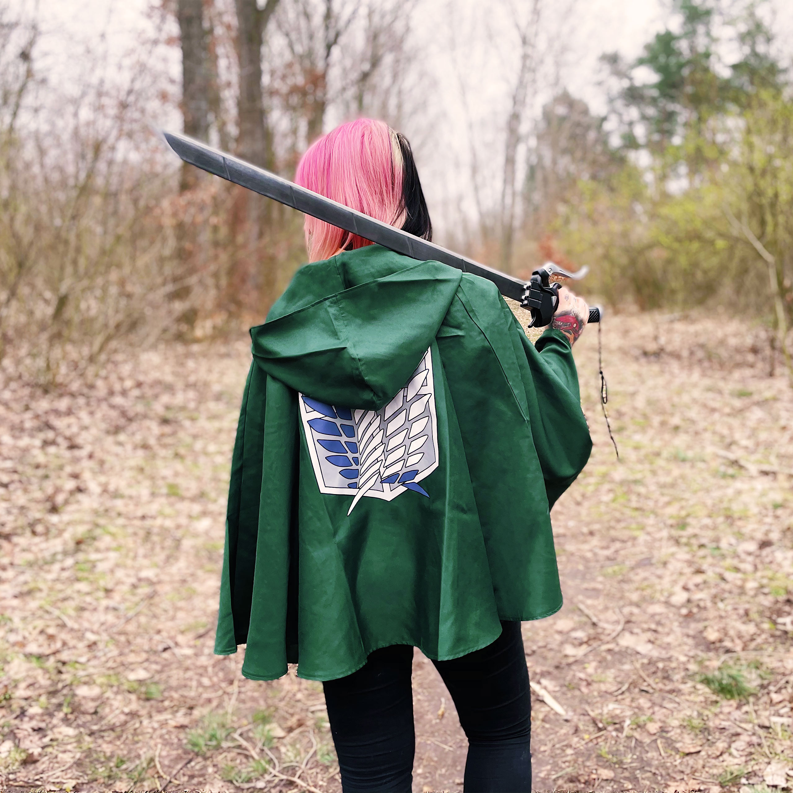 Attack on Titan - Survey Corps Cloak with Hood