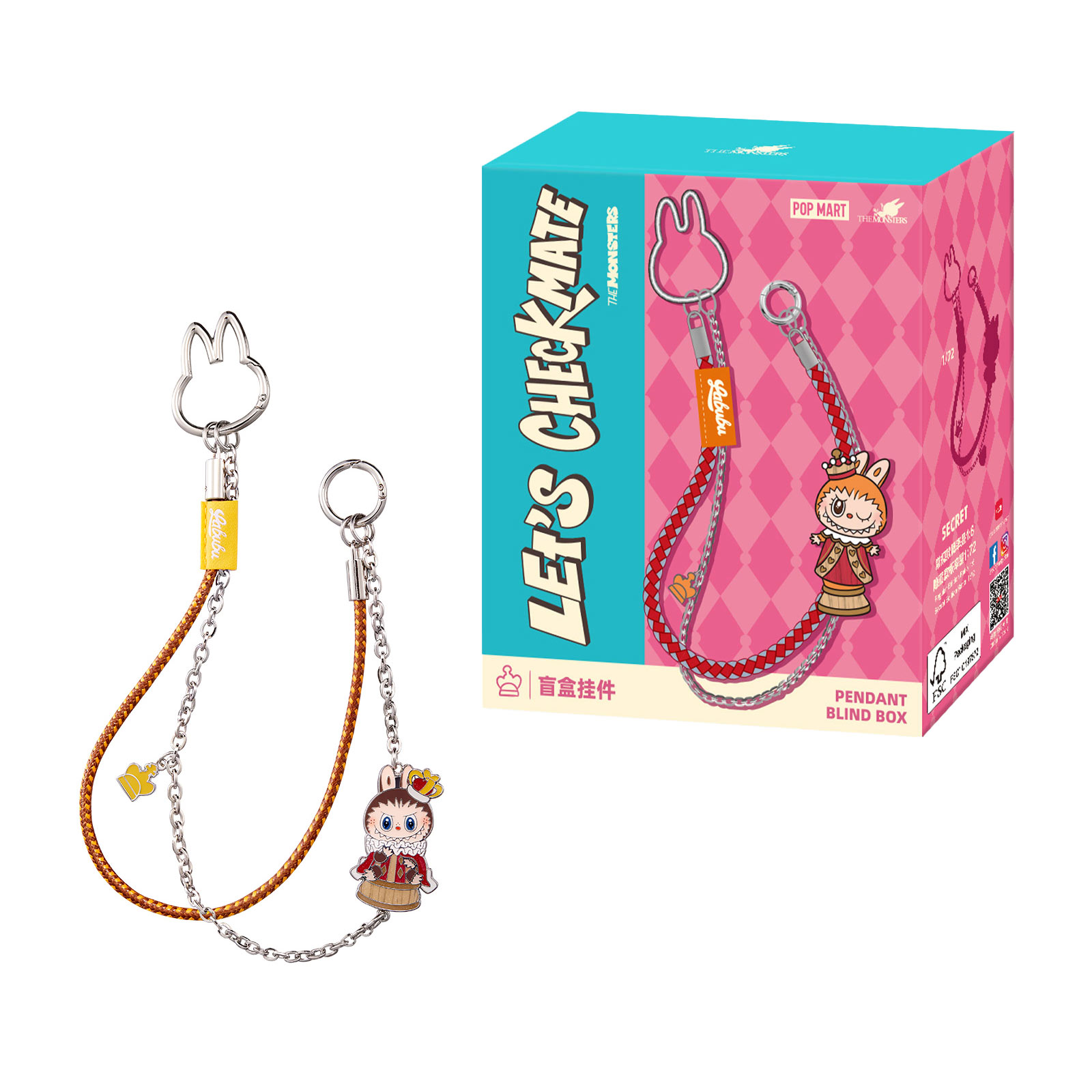 The Monsters - Let's Checkmate Series POP MART Mystery Pendant