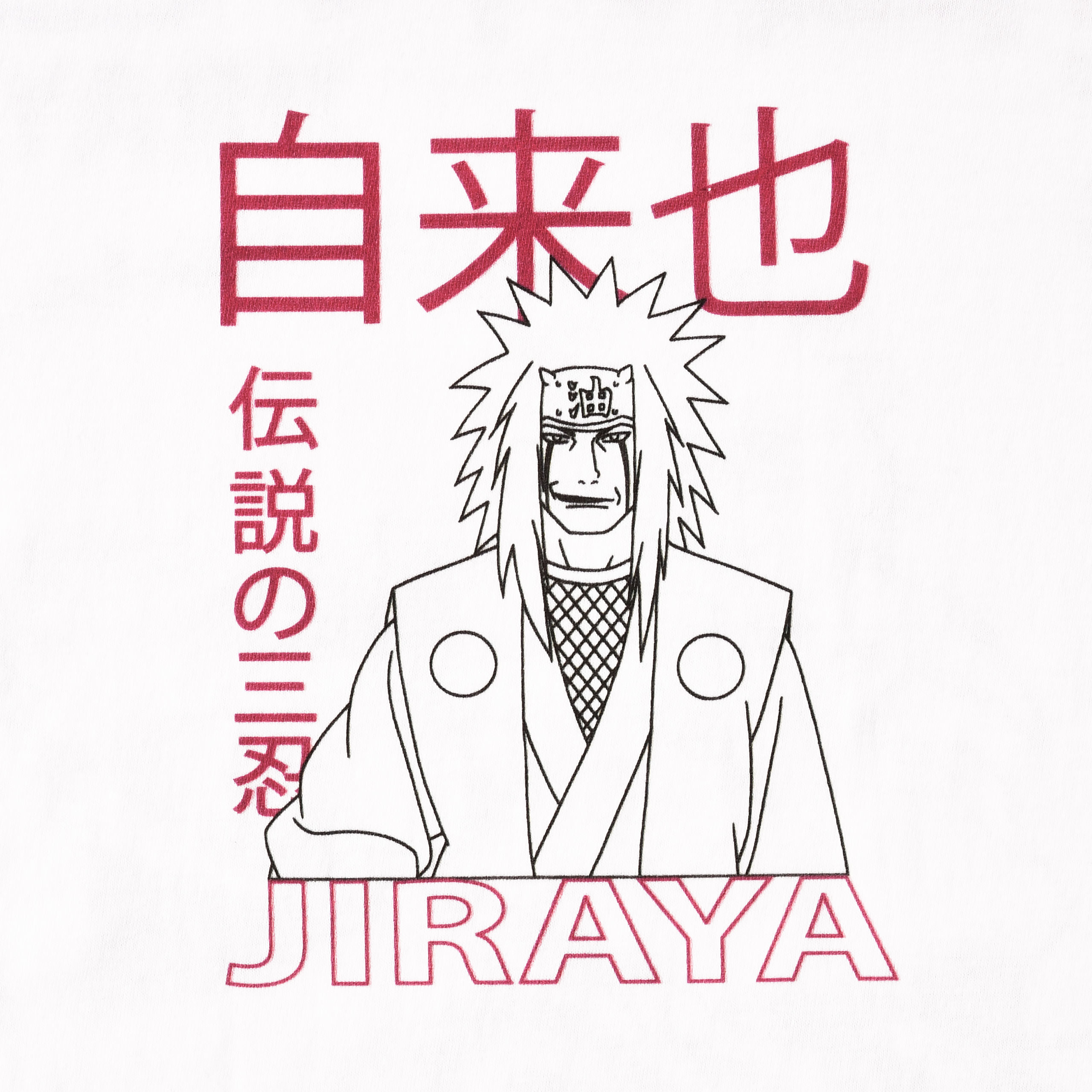 Naruto - T-shirt Jiraya blanc