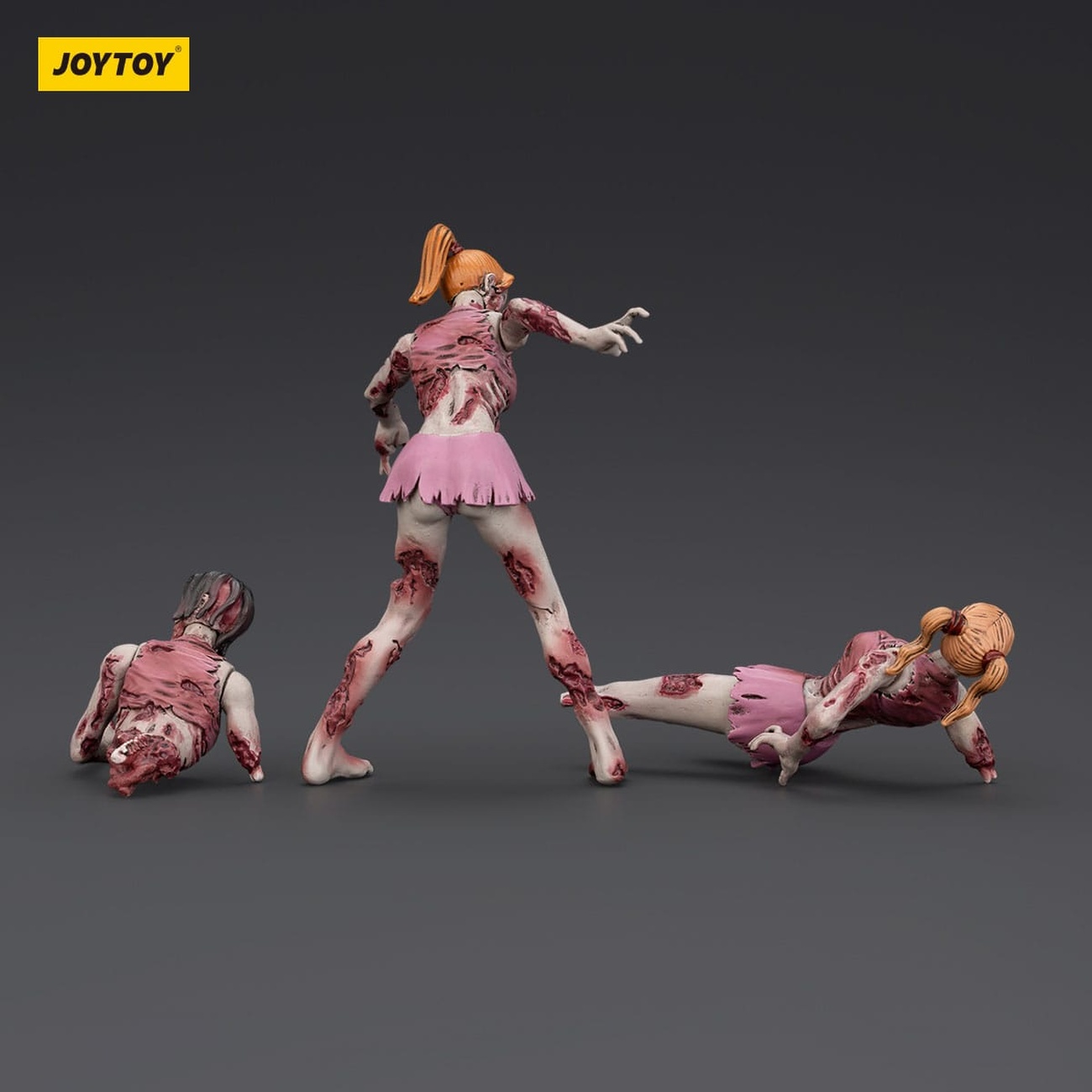 Zombie Dark Source actionfigurer 3-pack Cheer Leaders 8 cm