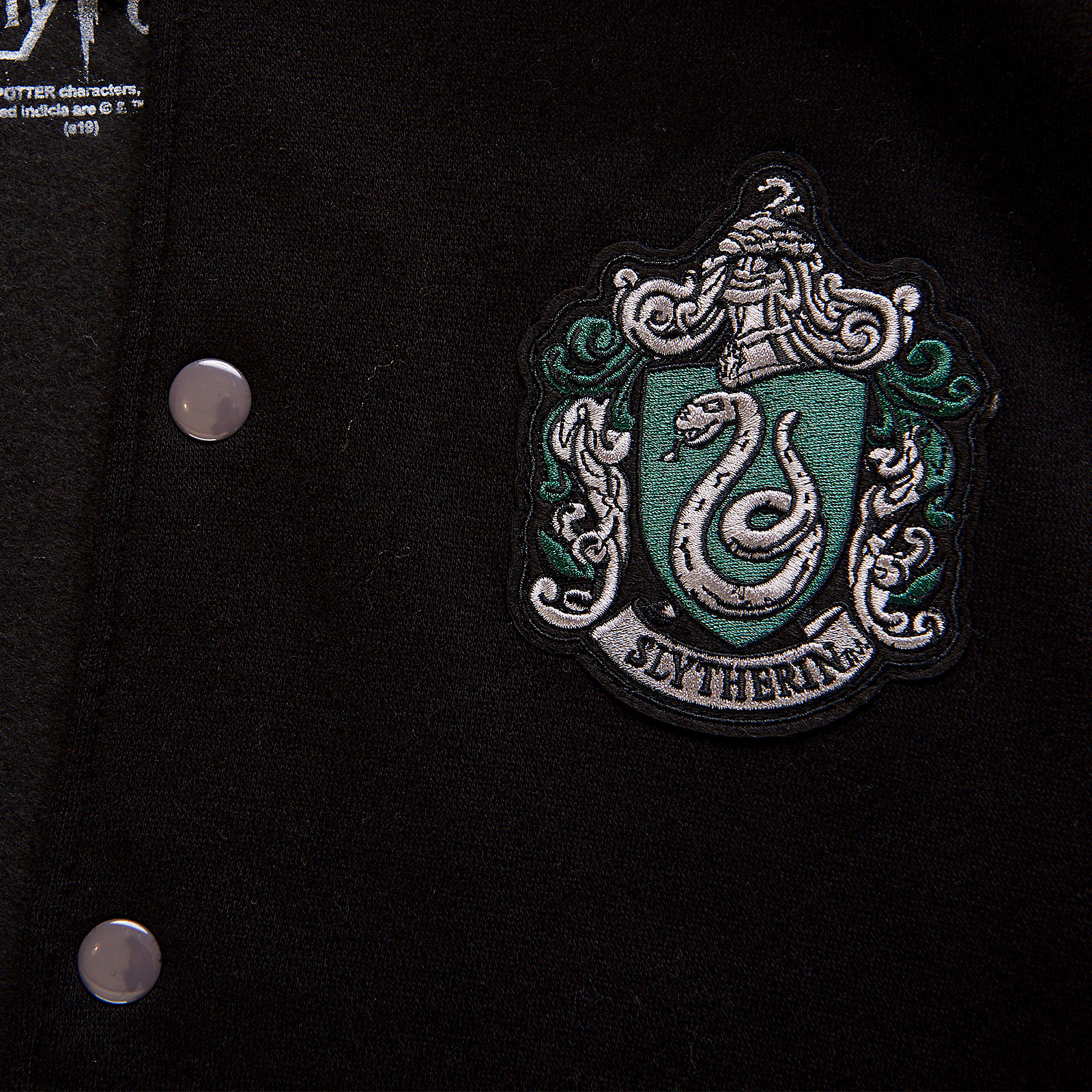 Harry Potter - Blouson Universitaire avec Blason de Serpentard