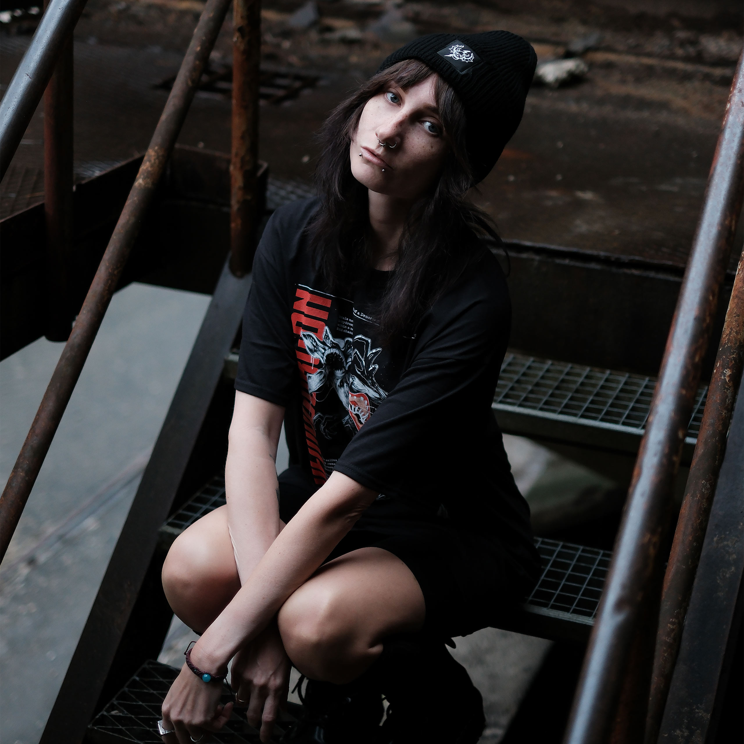 Stranger Things - Hellfire Club Skull Logo Beanie
