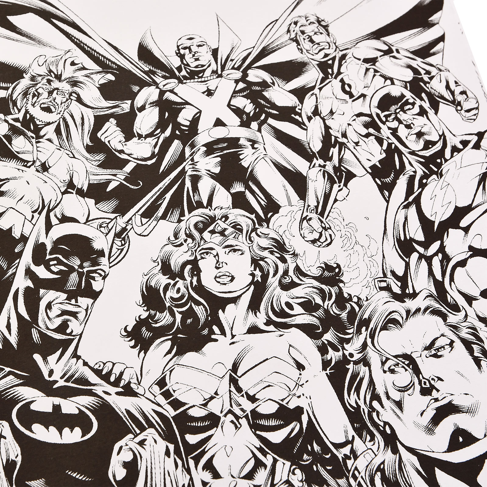 Set Libro Da Colorare Avanzato Justice League Per Adulti – Con Adesivi Di Superman, Batman, Wonder Woman E Harley Quinn