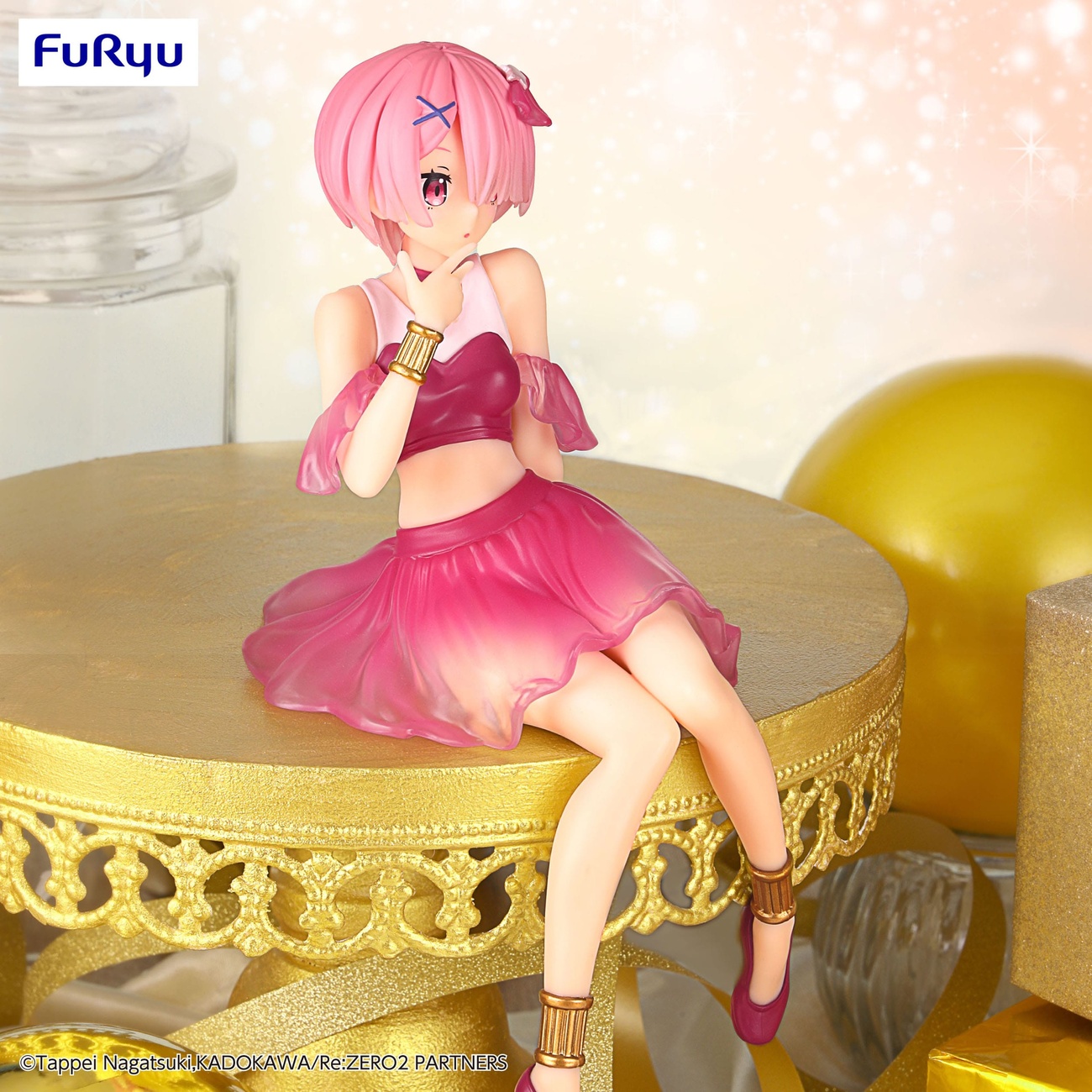 Re:Zero Starting Life in Another World Statua PVC Noodle Stopper Ram Twinkle Party Another Color Ver. 14 cm