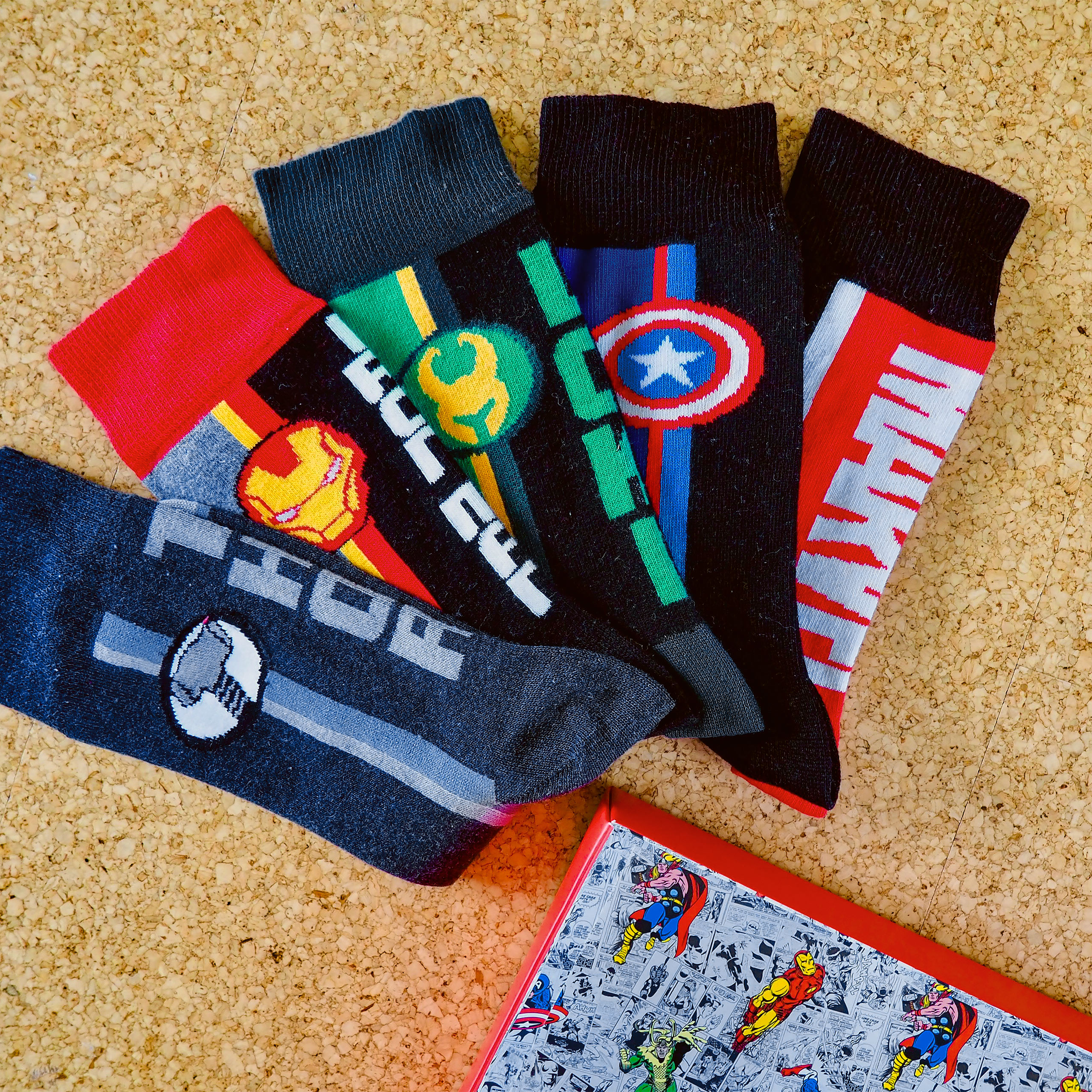 Marvel Avengers Socks 5 Set