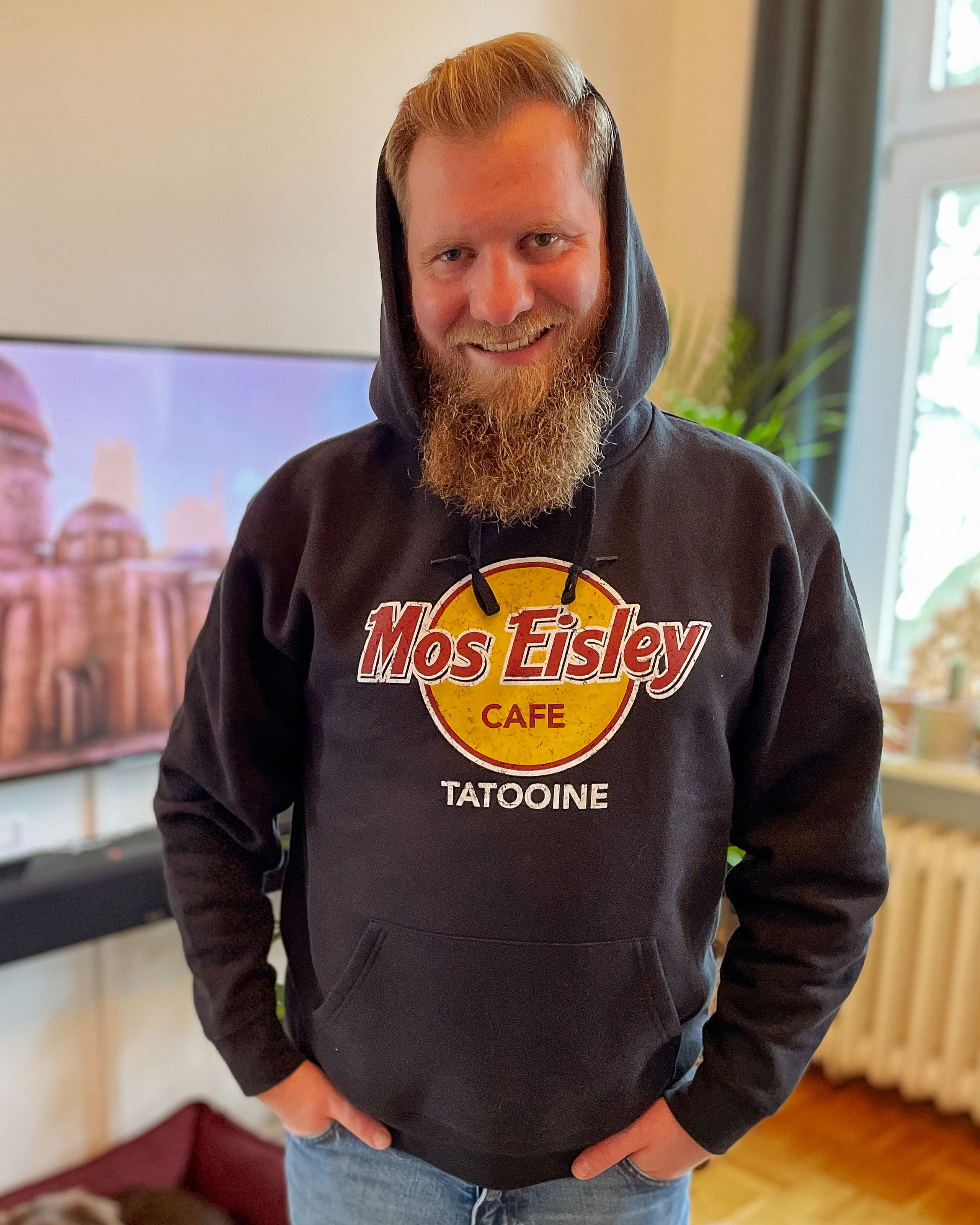 Mos Eisley Cafe Hoodie for Star Wars Fans black